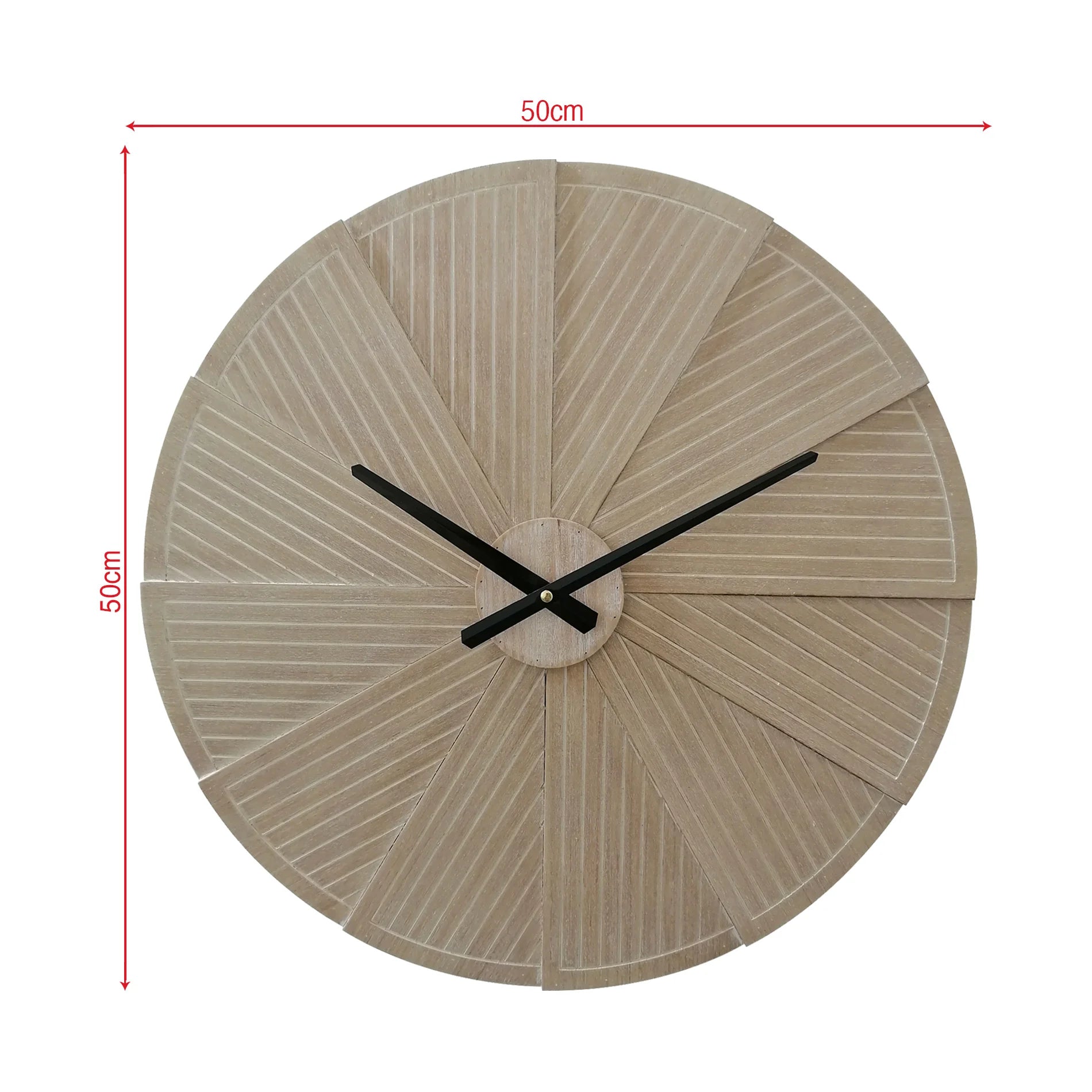 Bael - Orologio da appendere beige in stile boho