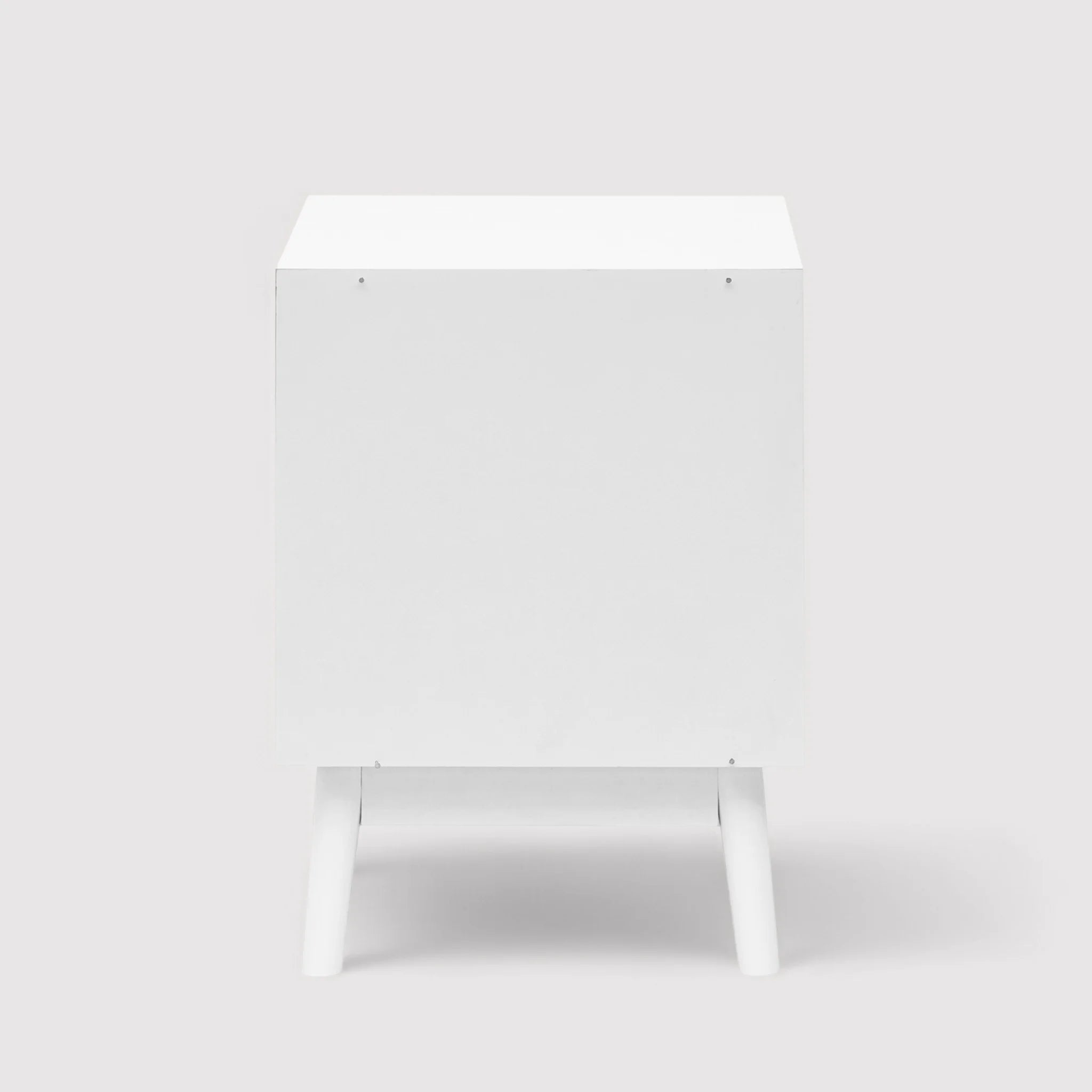 Yuzu - Comodino in stile moderno bianco con 2 cassetti