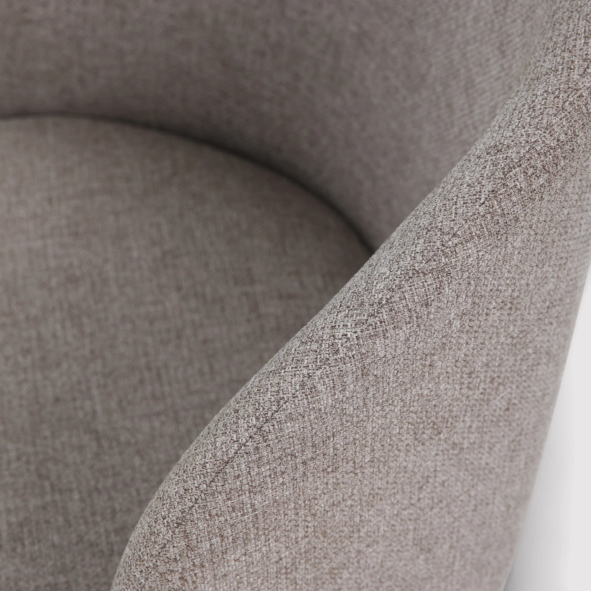 Cordia - Set 2 seggiole grigio tortora per sala da pranzo