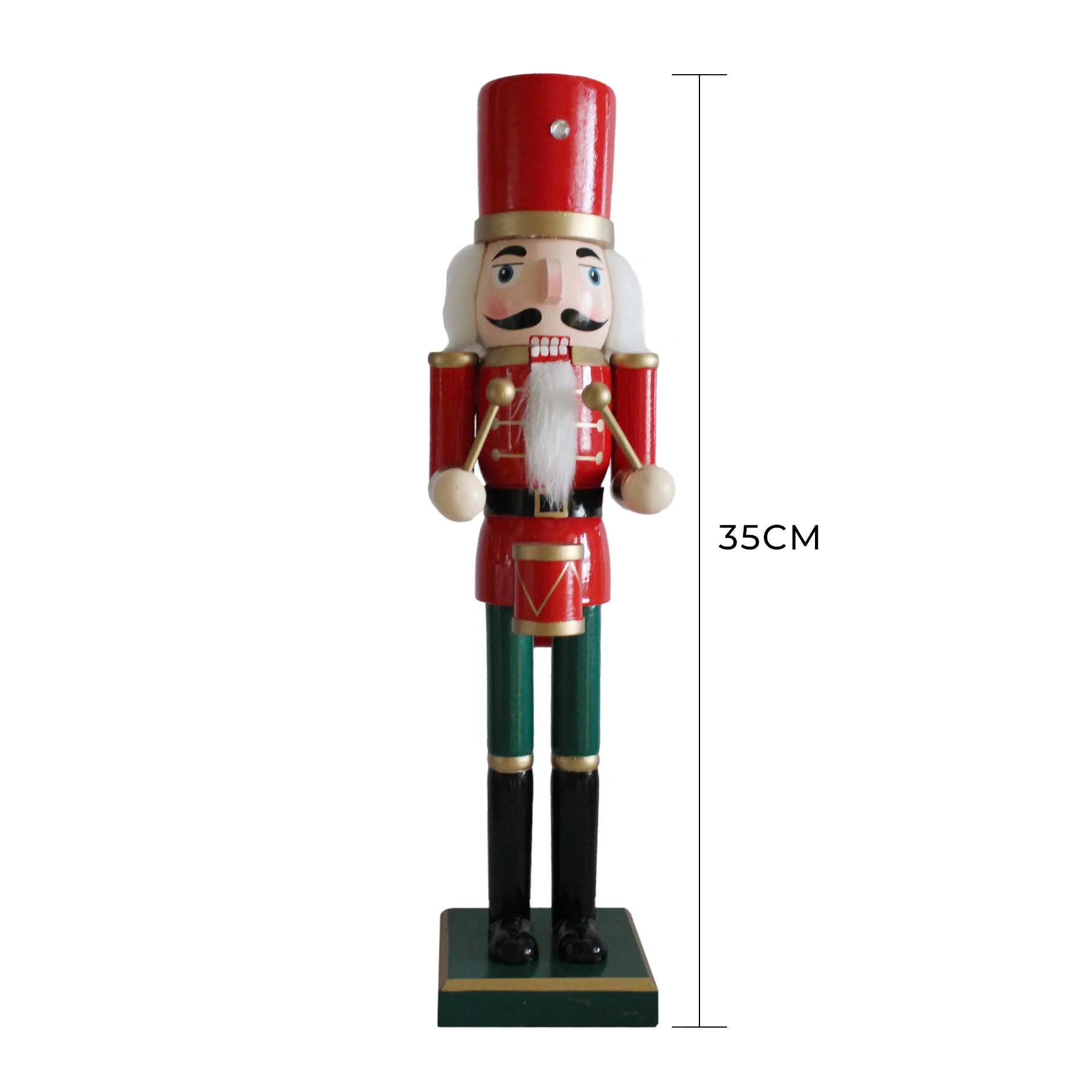 Drimia - Statuetta di schiaccianoci decorativo per Natale tradizionale