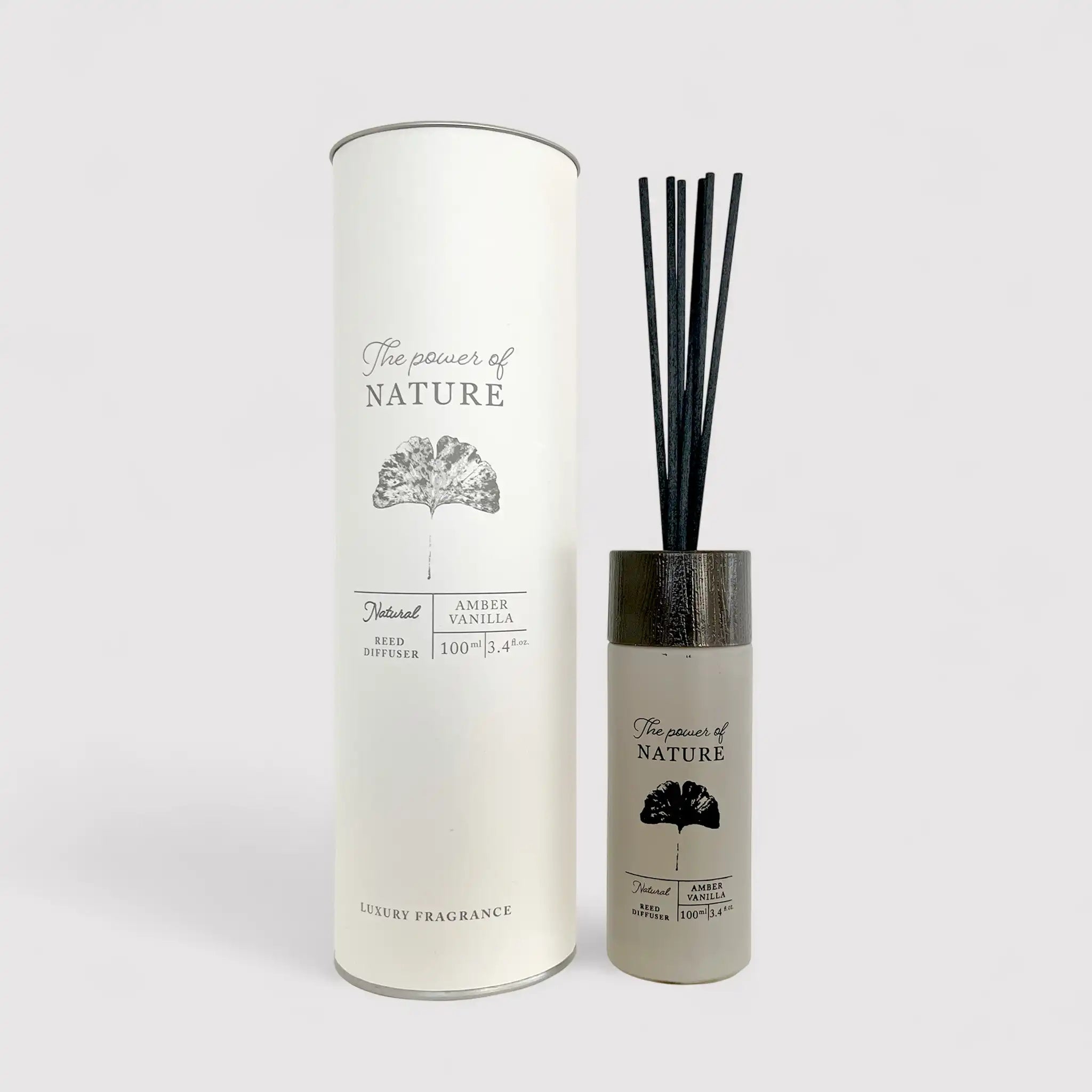 Venus - Diffusore di essenze fragranza ambra e vaniglia con 6 bastoncini