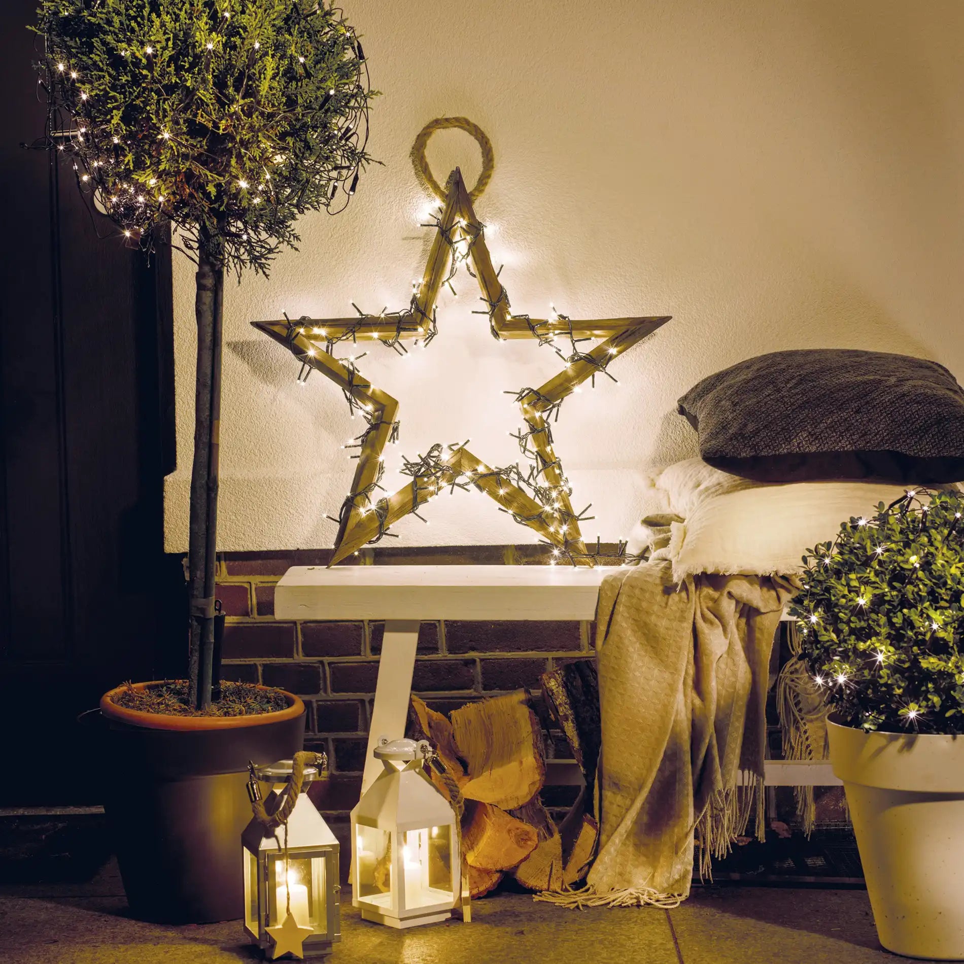 Rizofora - Luci per albero di Natale con 1000 led