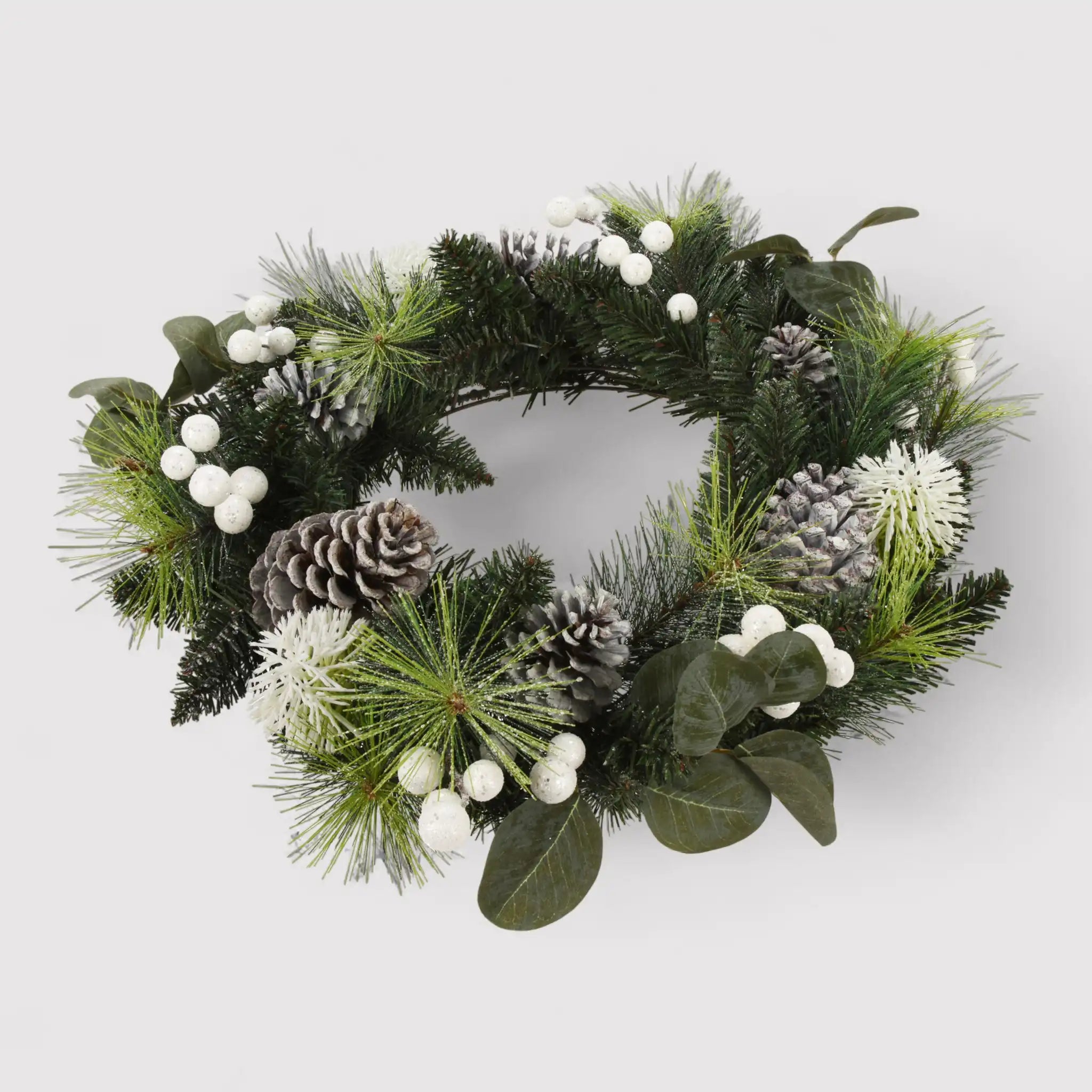 Raflesia - Ghirlanda natalizia decorativa con pigne finte