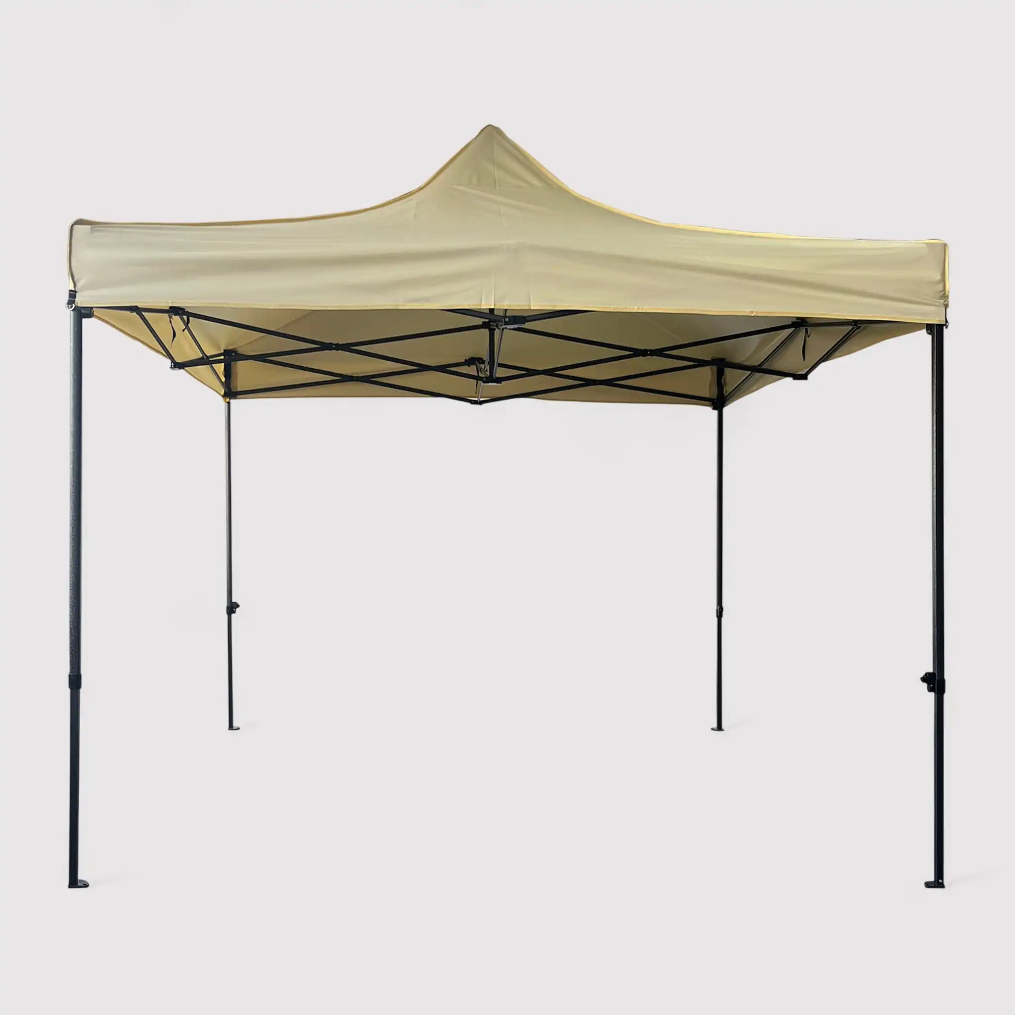 Aneto - Gazebo beige 3x3 per giardini o mercatini