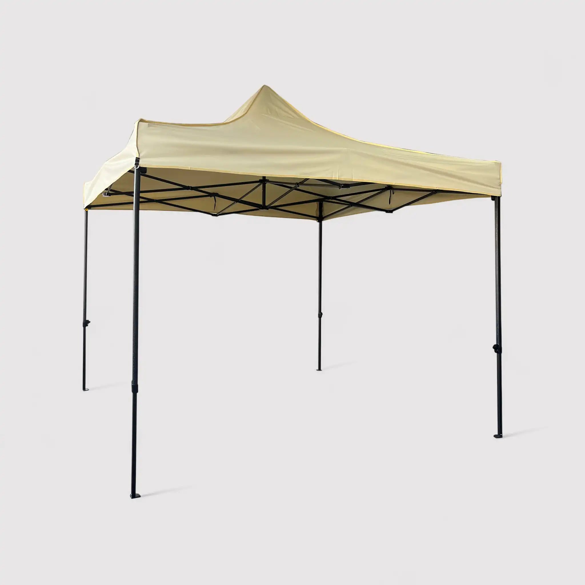 Aneto - Gazebo beige 3x3 per giardini o mercatini
