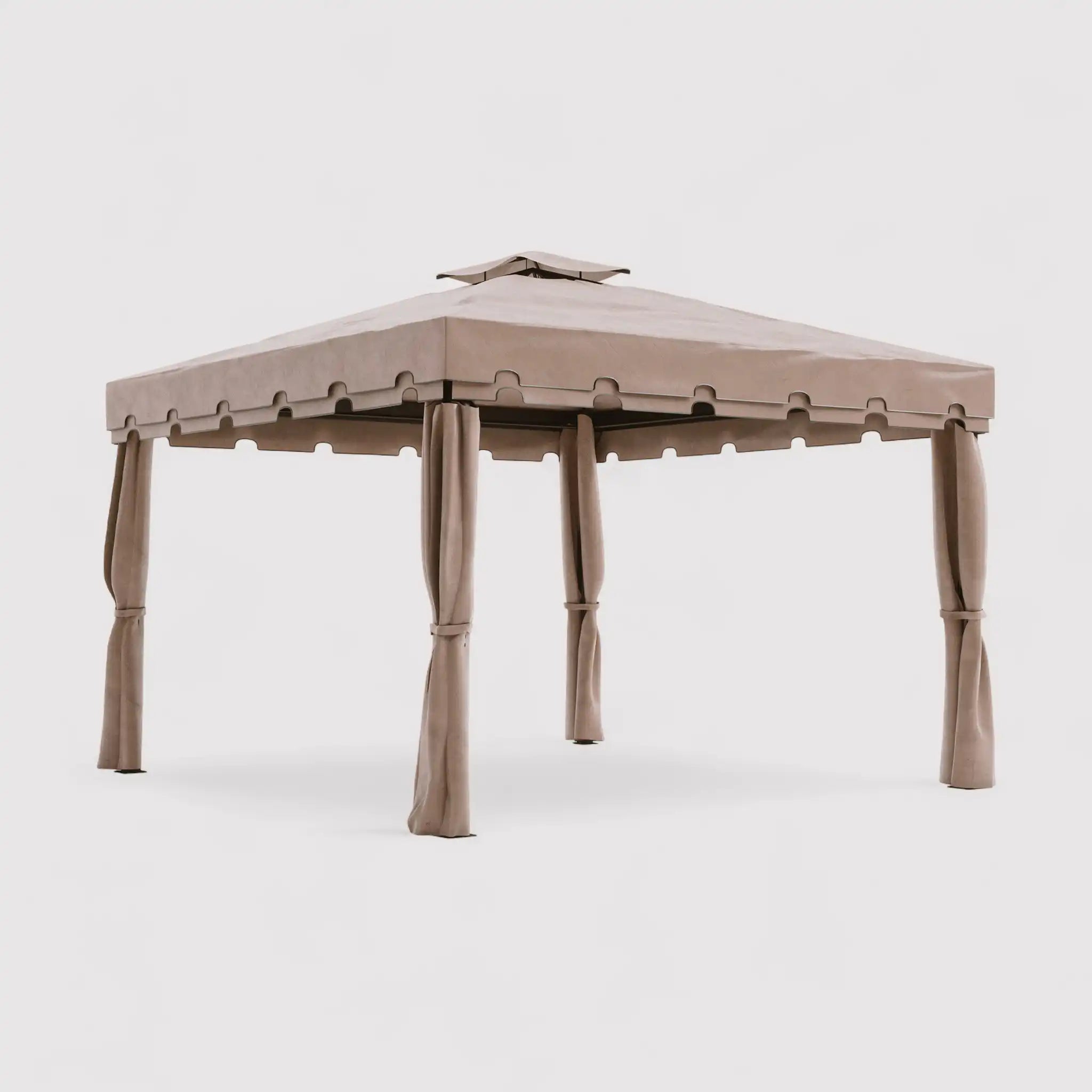 Nuxia - Gazebo 3x3 con teli laterali e zanzariera