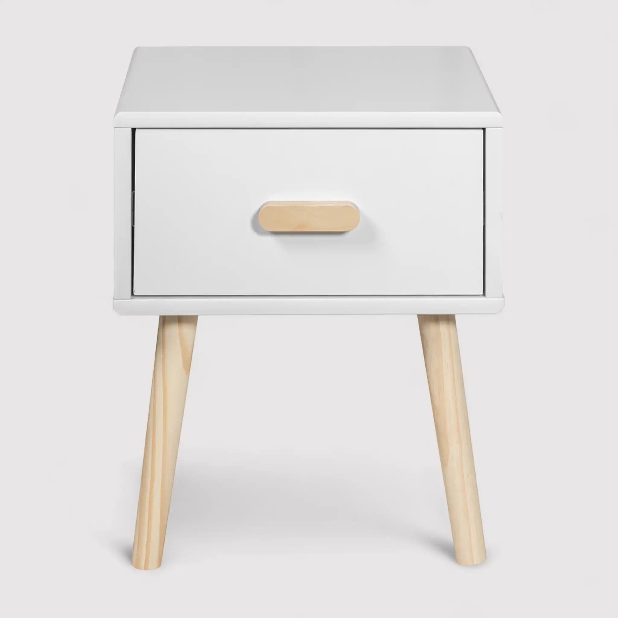 Cassia - Comodino per cameretta montessoriana con 1 cassetto