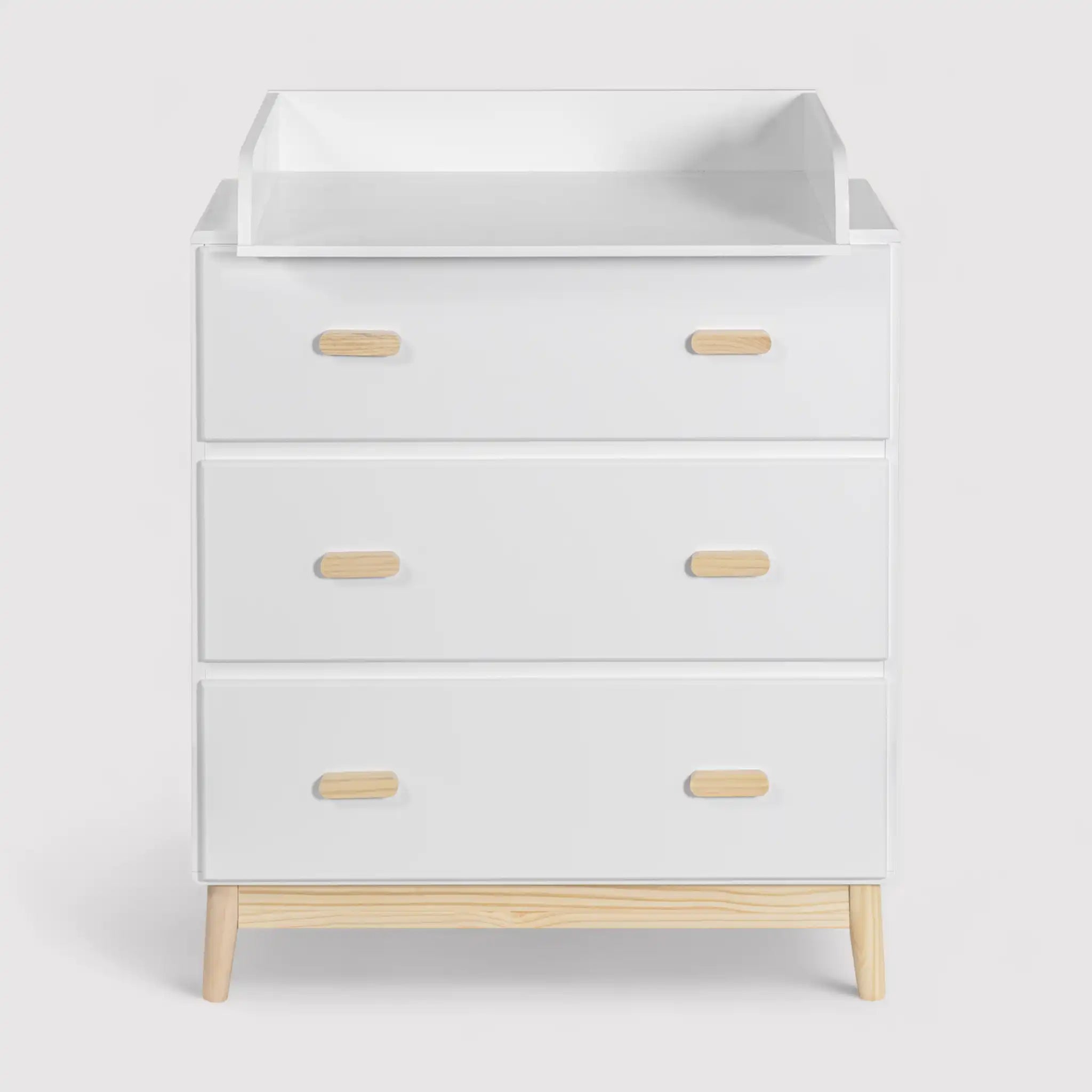 Betula - Commode avec table à langer amovible et 3 tiroirs