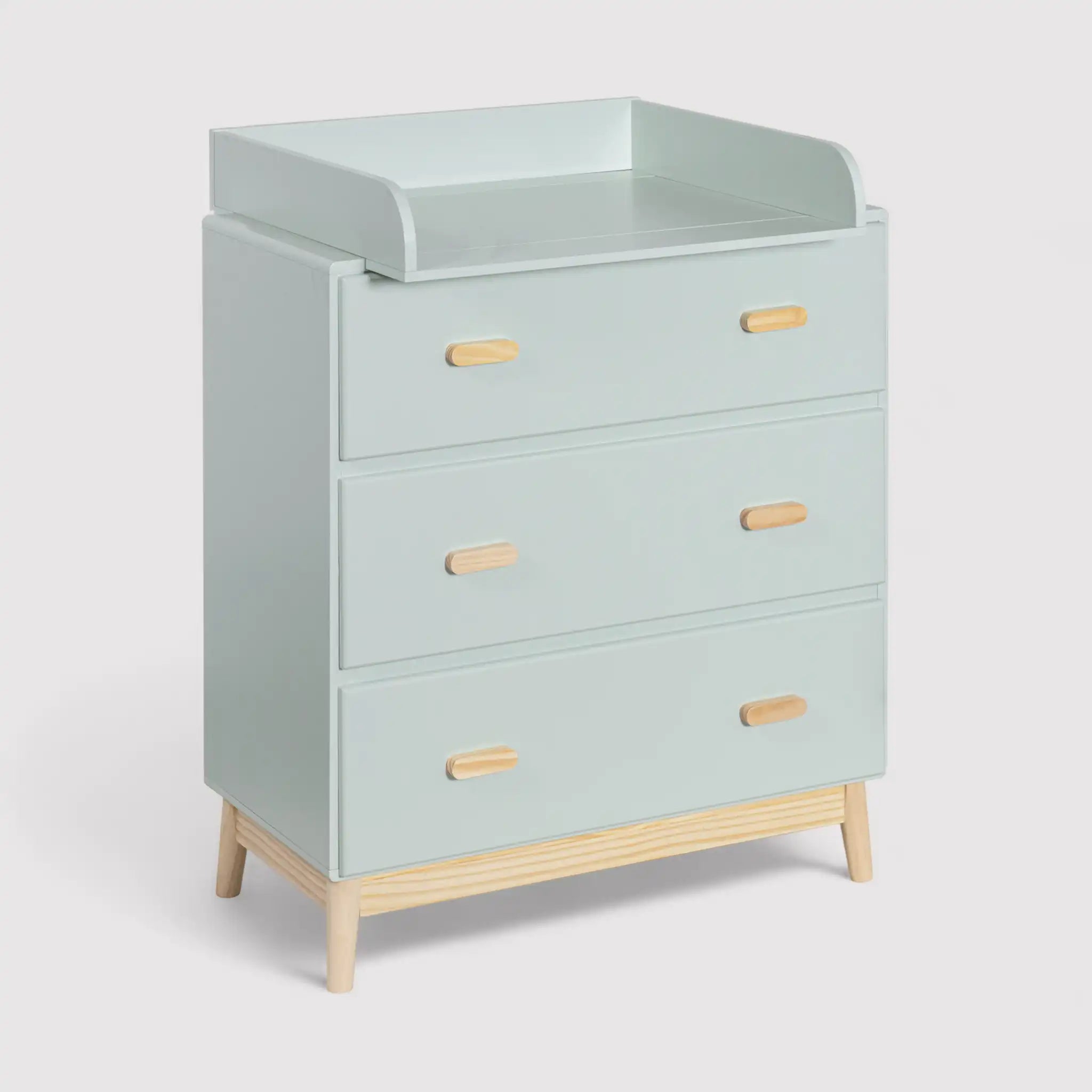 Tessen - Mobiletto con fasciatoio removibile e 3 cassetti