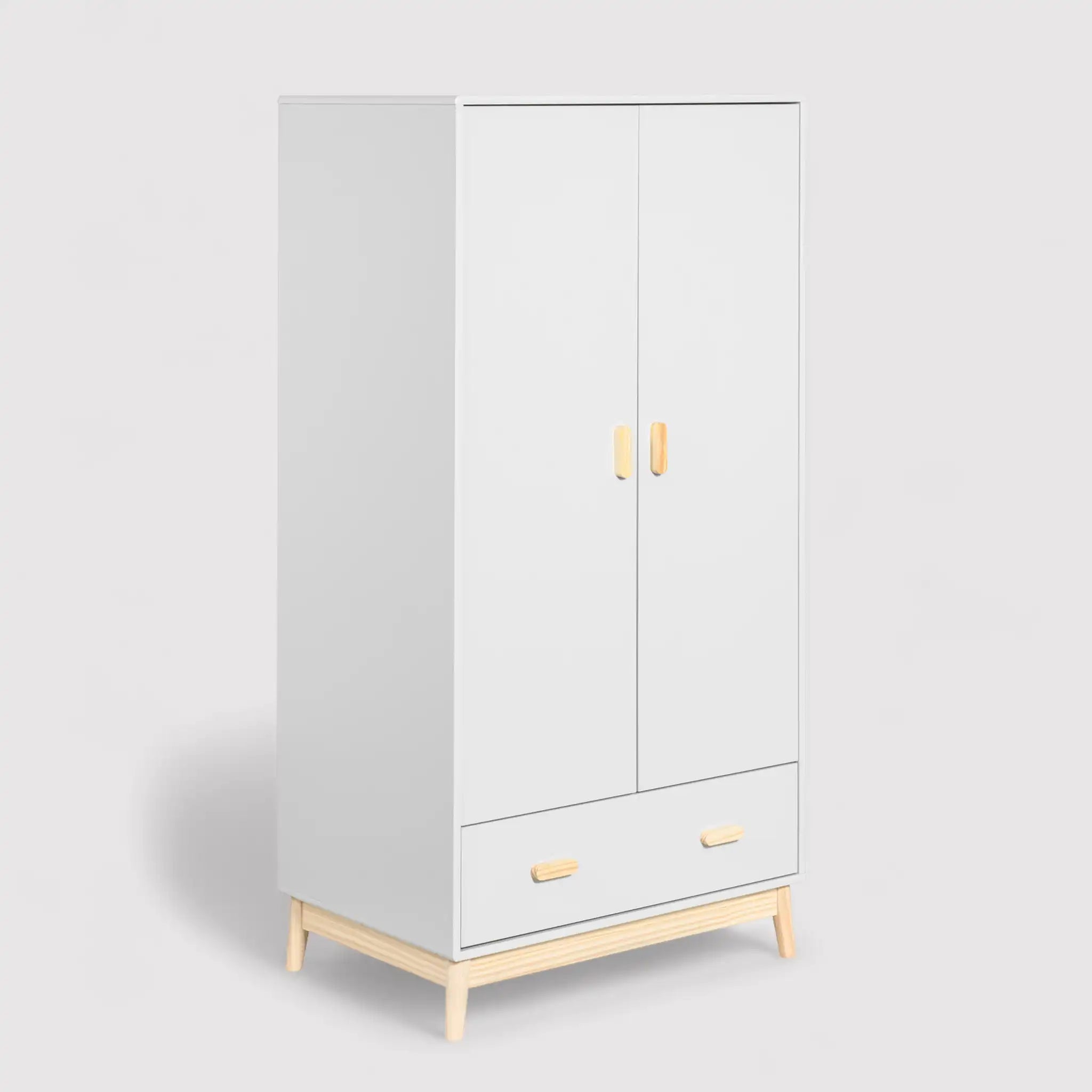 Aegle - Armadio per camerette con 2 ante e 1 cassetto