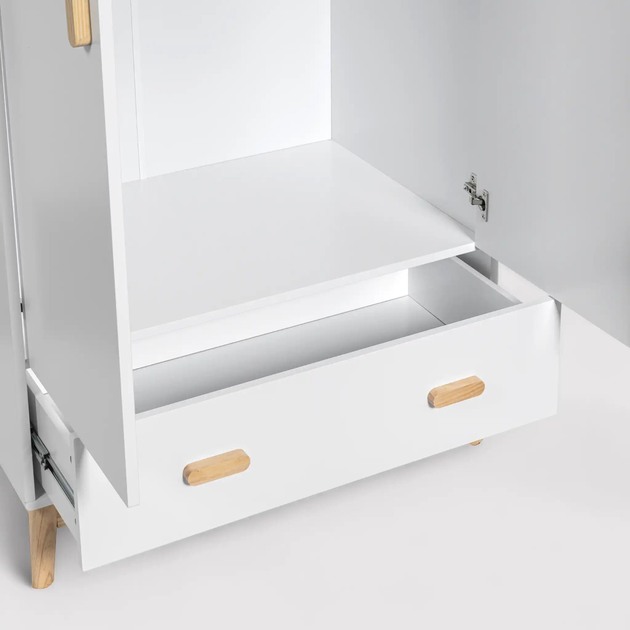 Aegle - Armadio per camerette con 2 ante e 1 cassetto