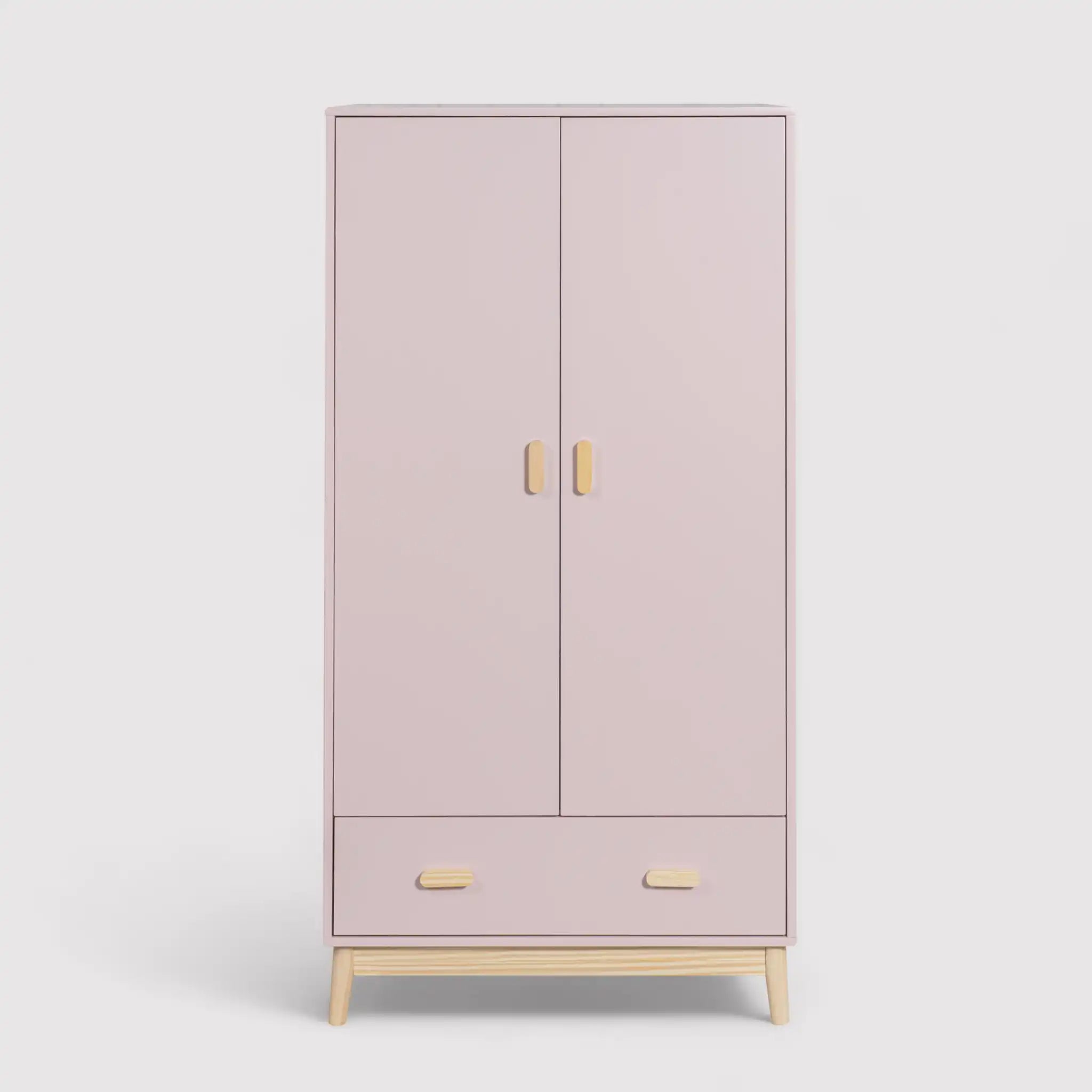 Amchor - Armadio rosa per cameretta montessoriana