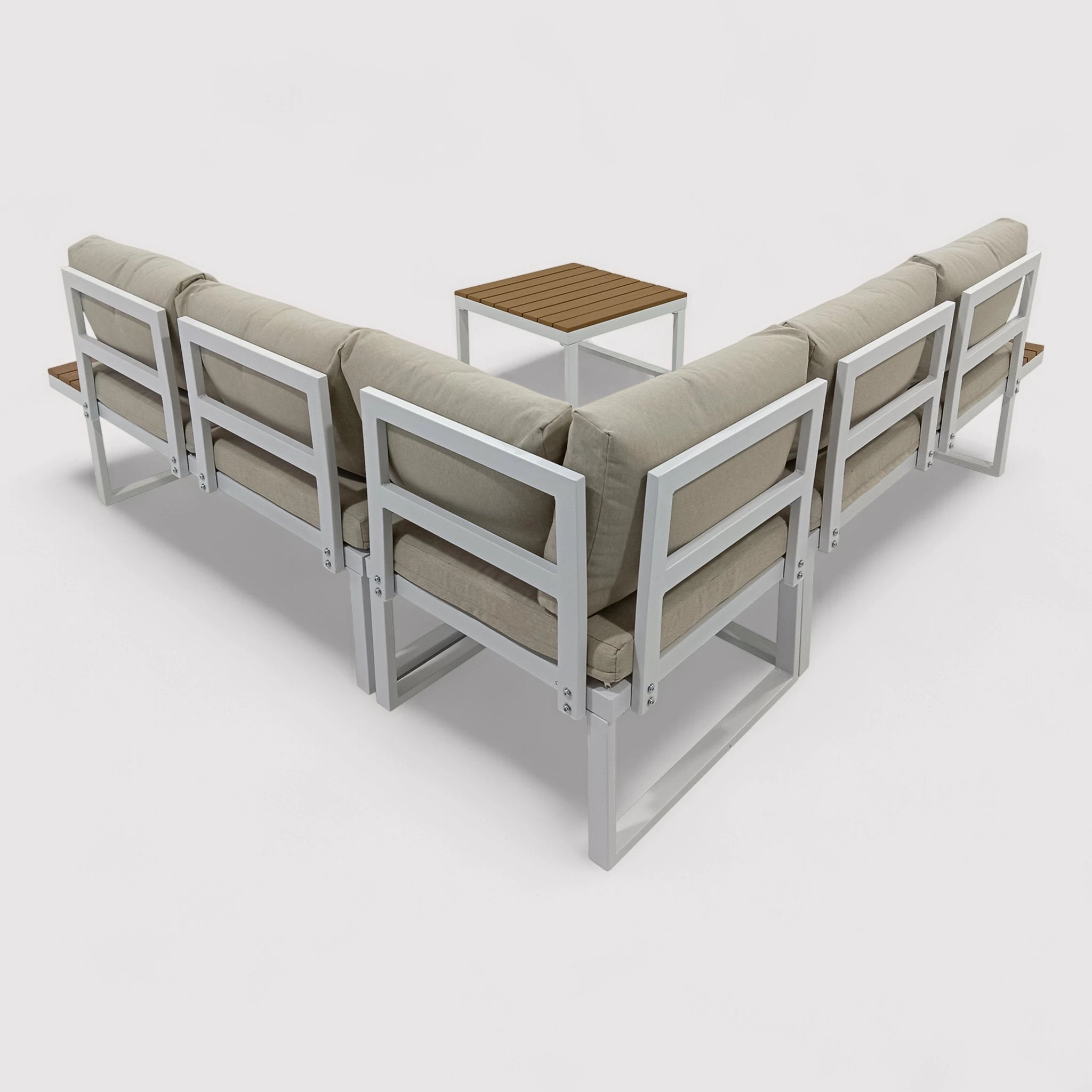 Toog - Modulares Gartensofa-Set mit Couchtisch