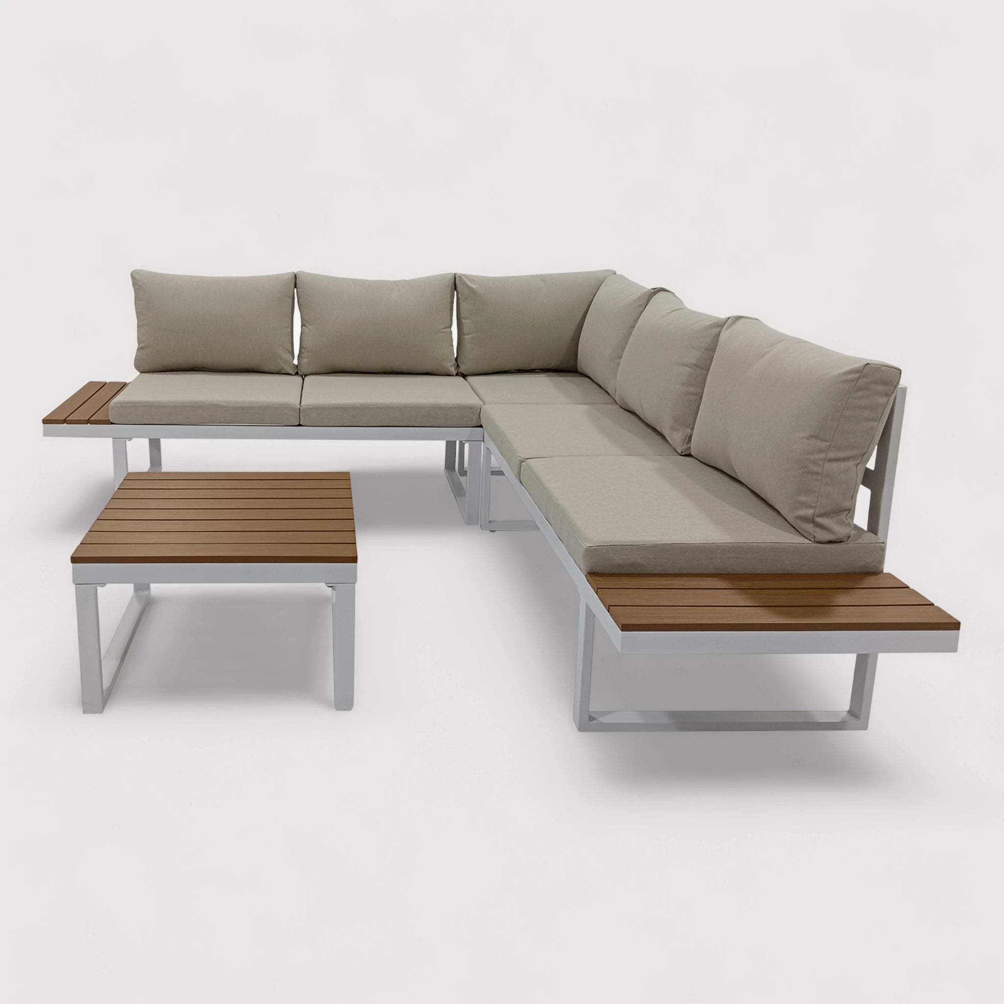 Toog - Modulares Gartensofa-Set mit Couchtisch