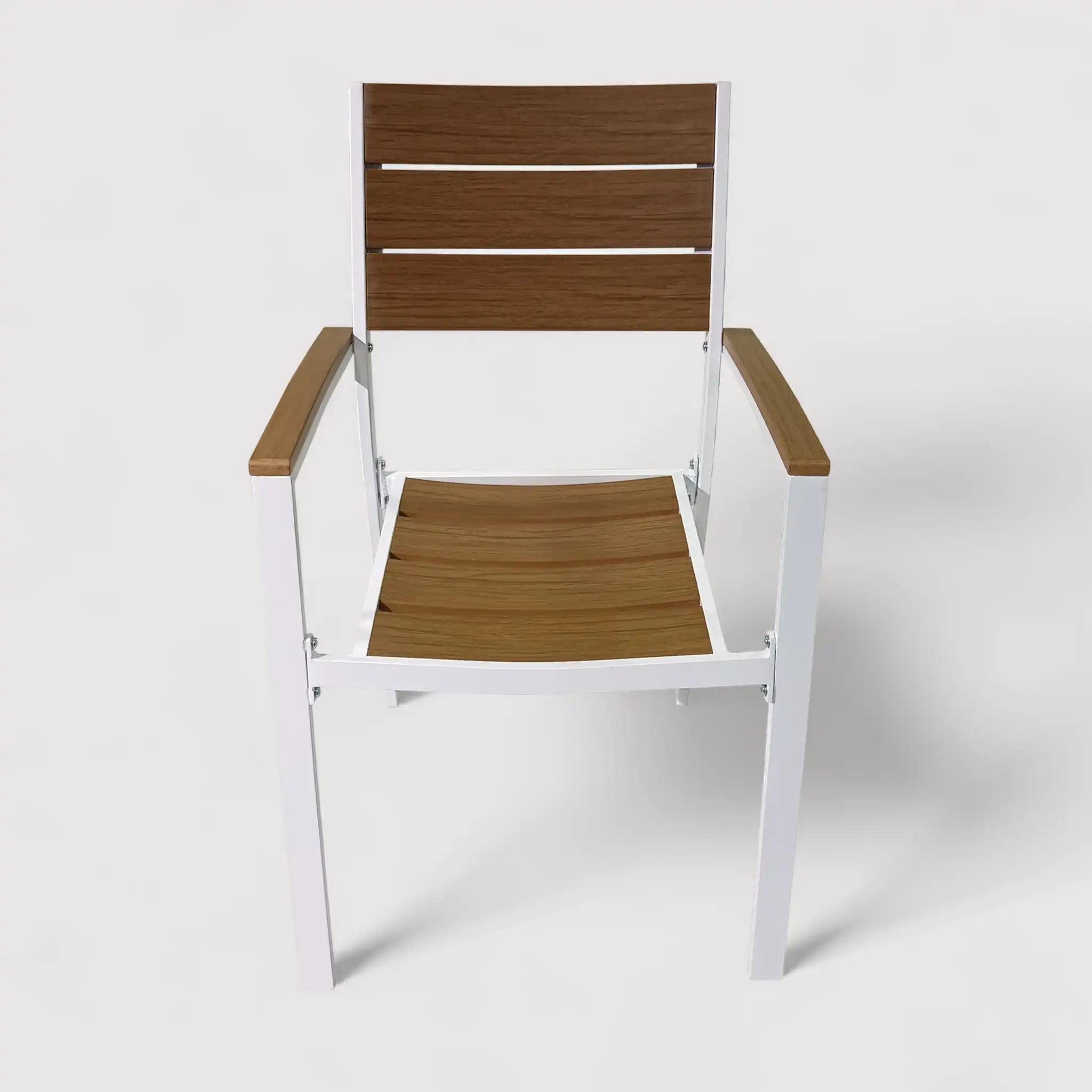 Copal - Set 2 sedie moderne in alluminio per esterno