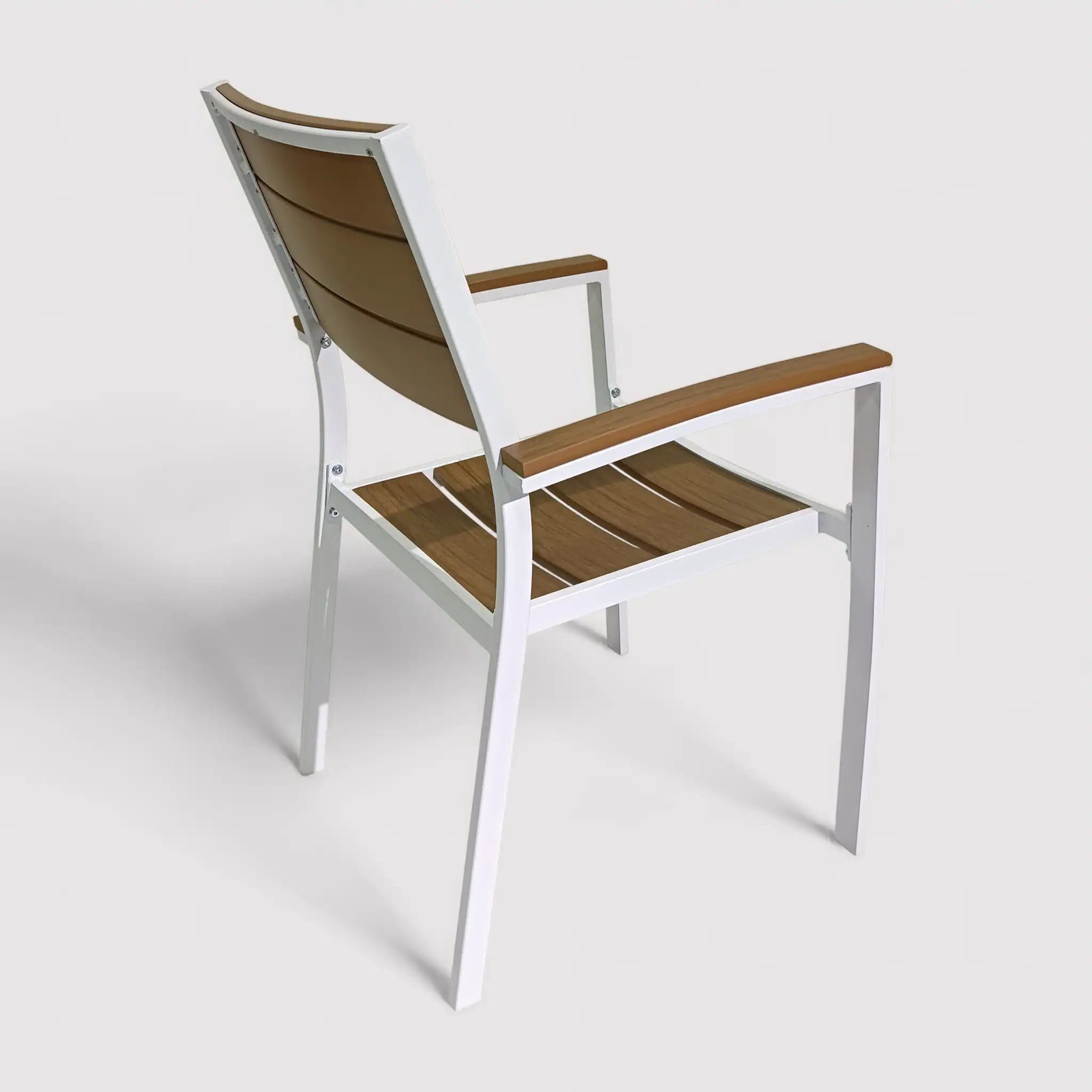 Copal - Set 2 sedie moderne in alluminio per esterno