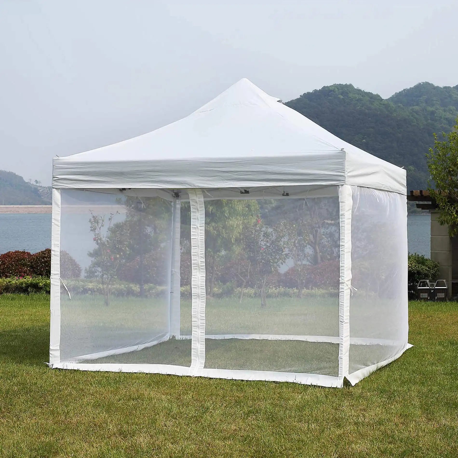 Kapok - Zanzariera bianca per gazebo 3x3