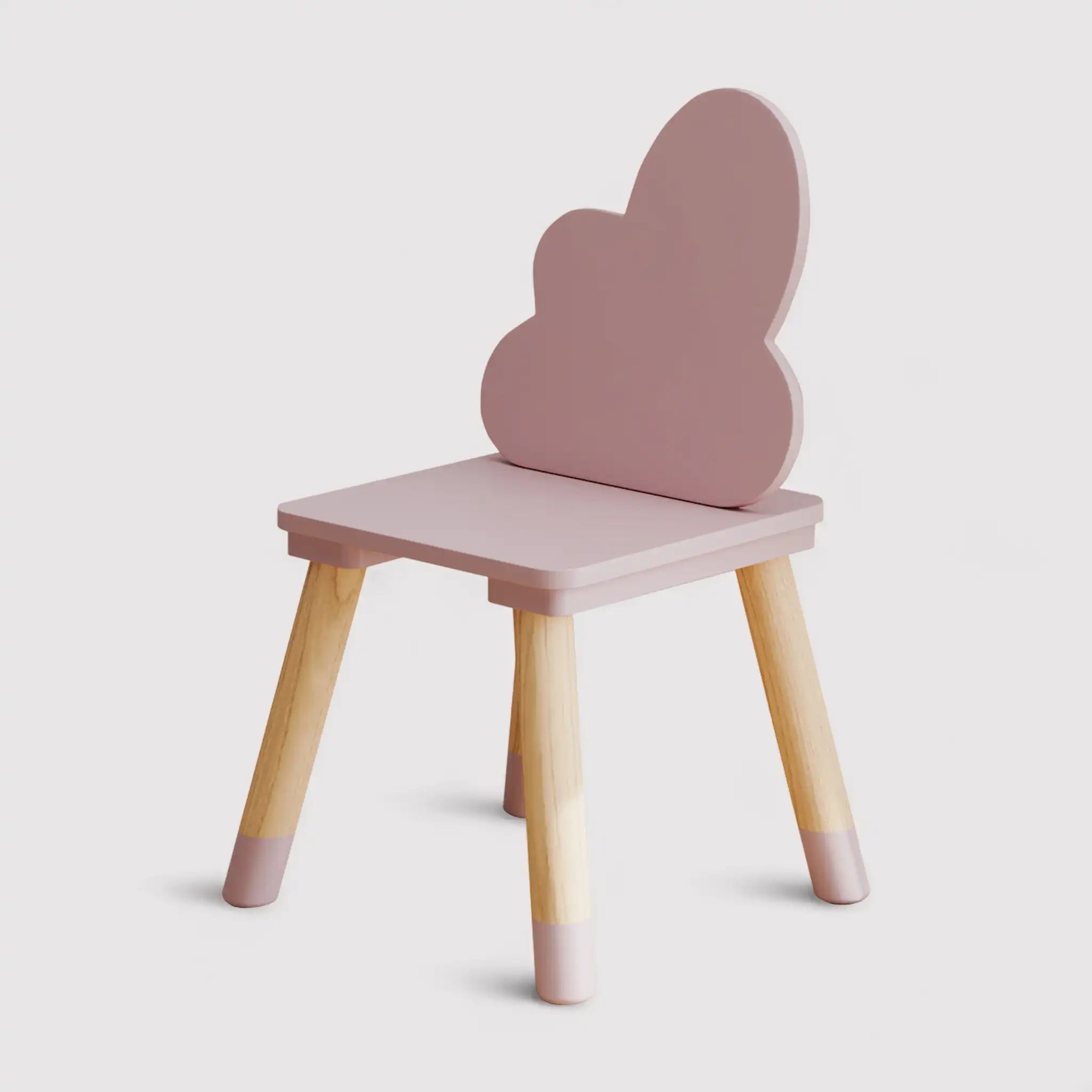 Pirasa - Set 2 sedie rosa per cameretta montessoriana