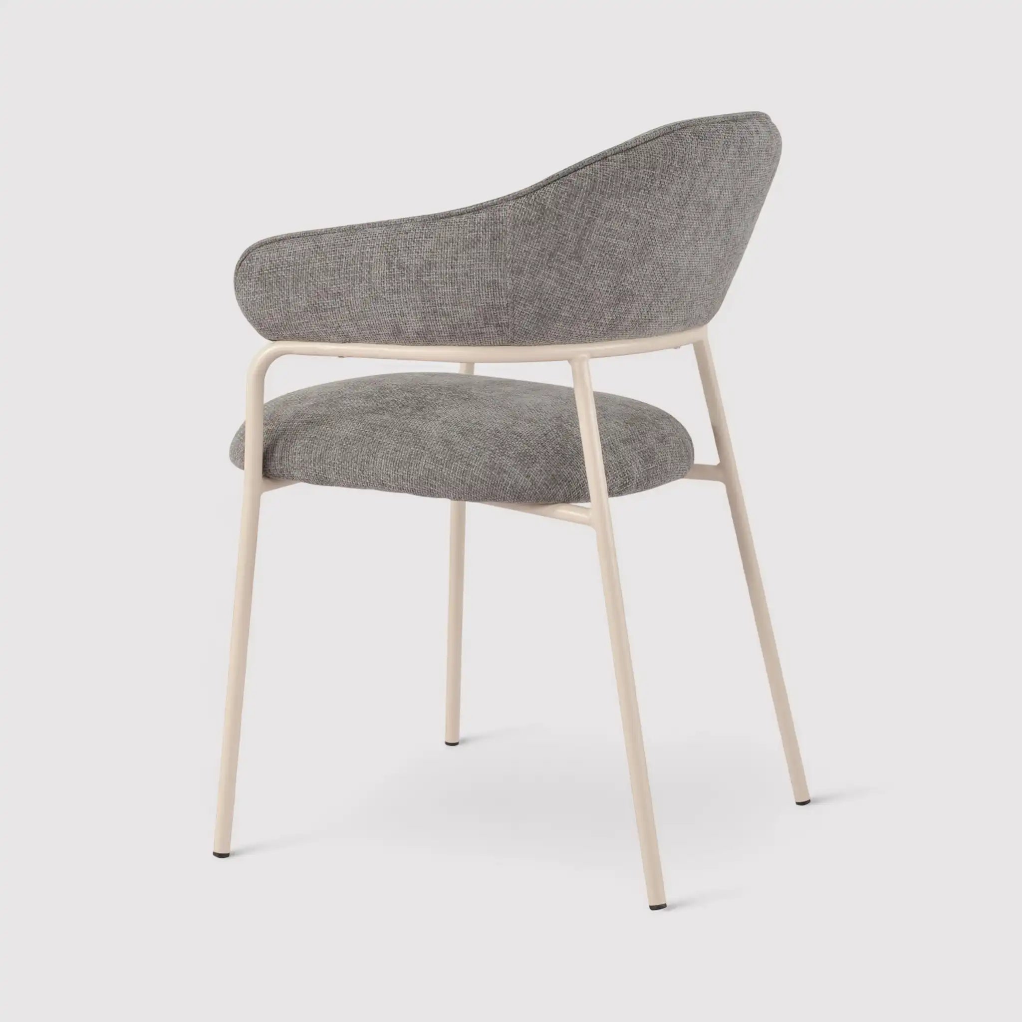 Cadetia - Set 2 sedie grigie moderne per salotto o sala da pranzo