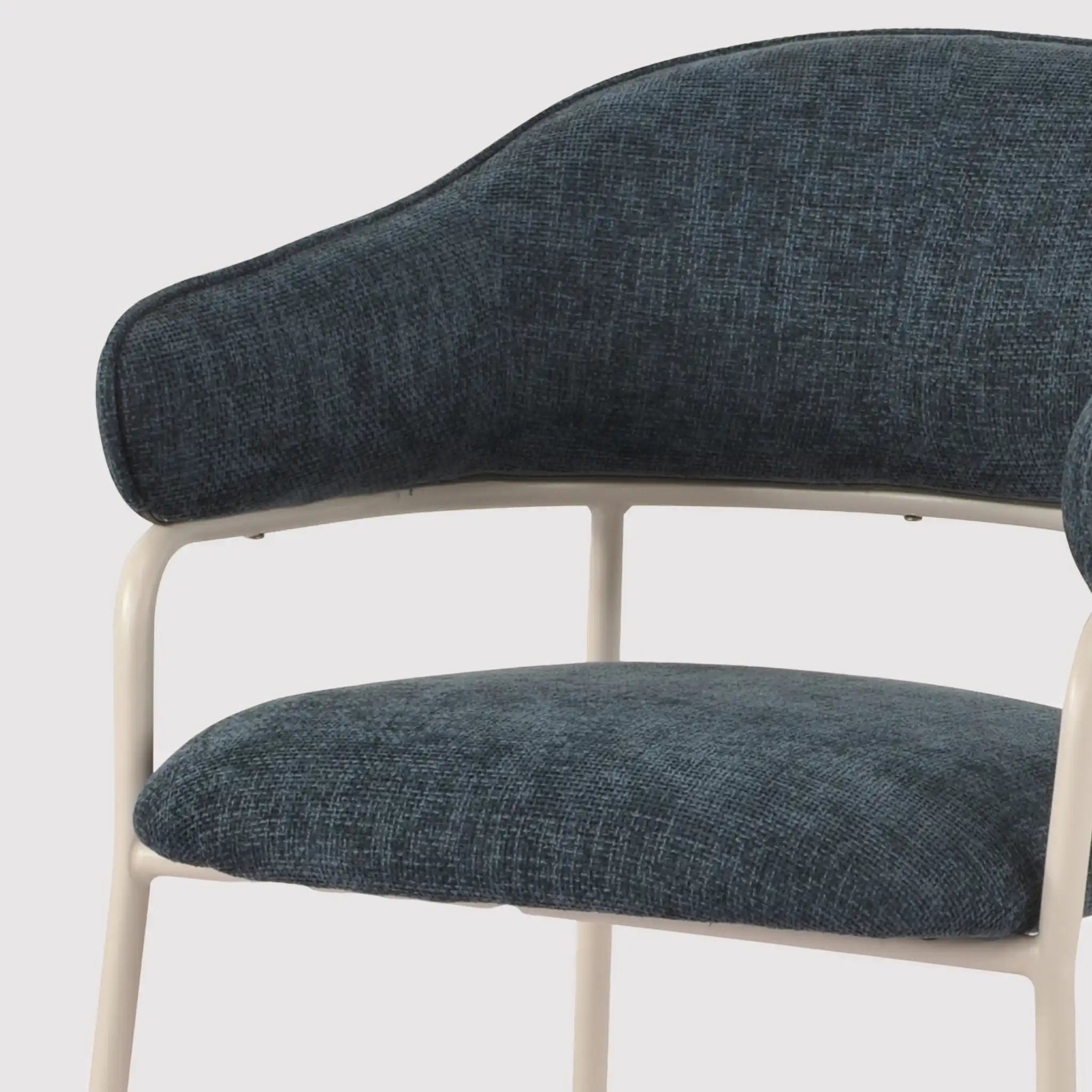 Guanabana - Set 2 sedie design blu petrolio per casa o studio