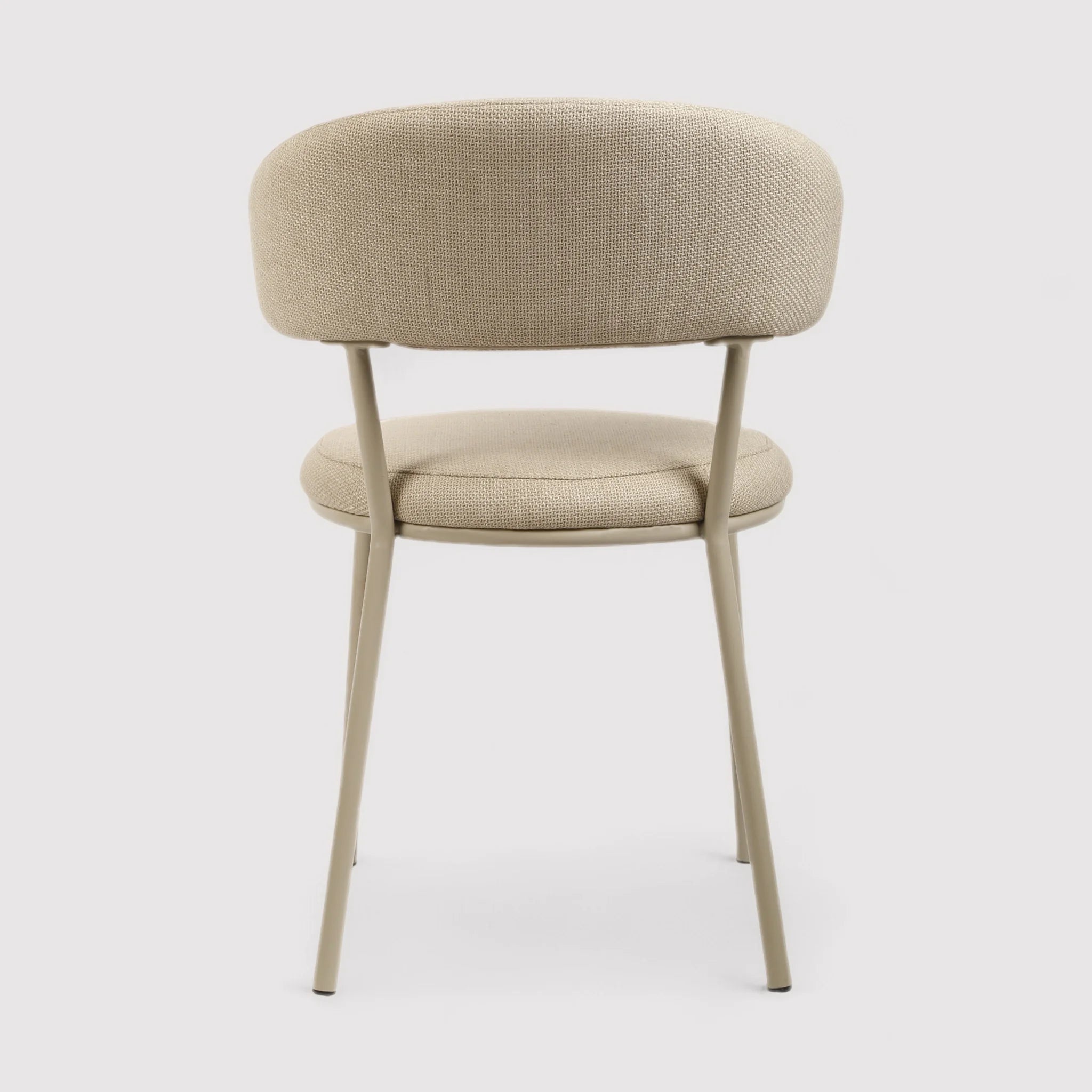 Alamanda - Set 2 sedie da pranzo design beige in stile moderno