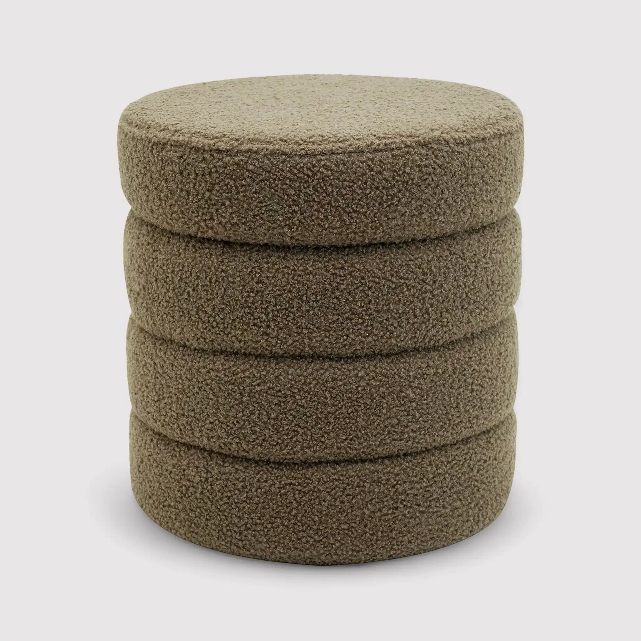 Bunya - Pouf contenitore rotondo moderno