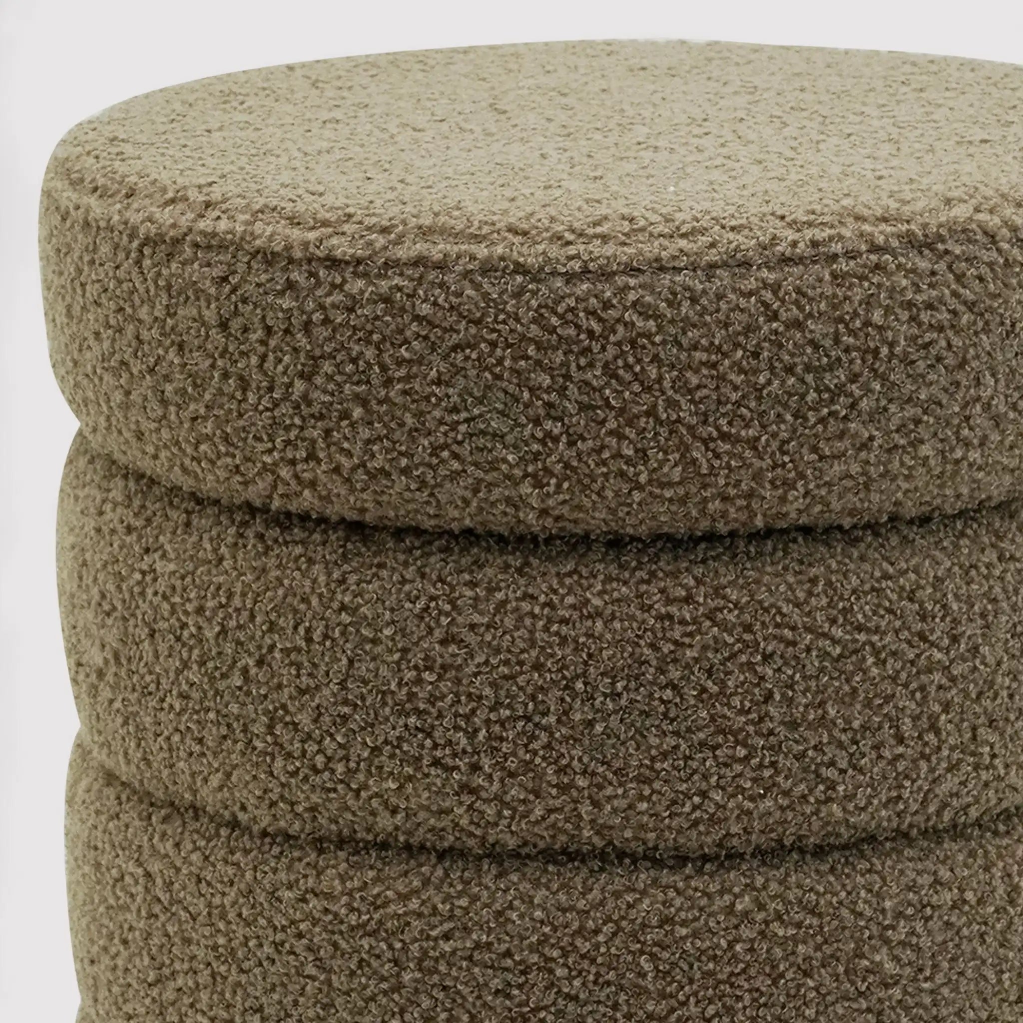 Bunya - Pouf contenitore rotondo moderno