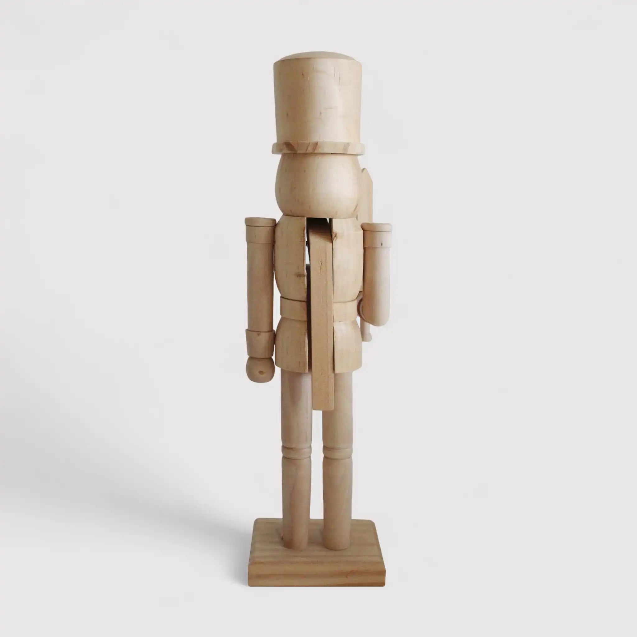 Sencha - Soldatino di Natale decorativo bianco e marrone