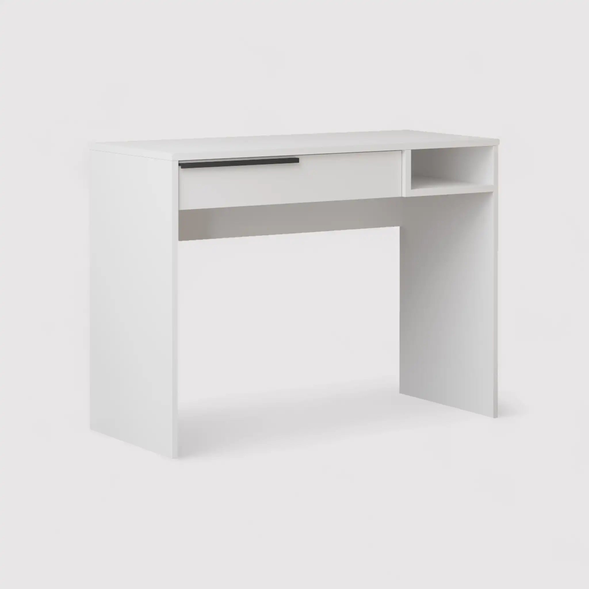 Boyum - Consolle scrivania bianca per camera da letto o studio