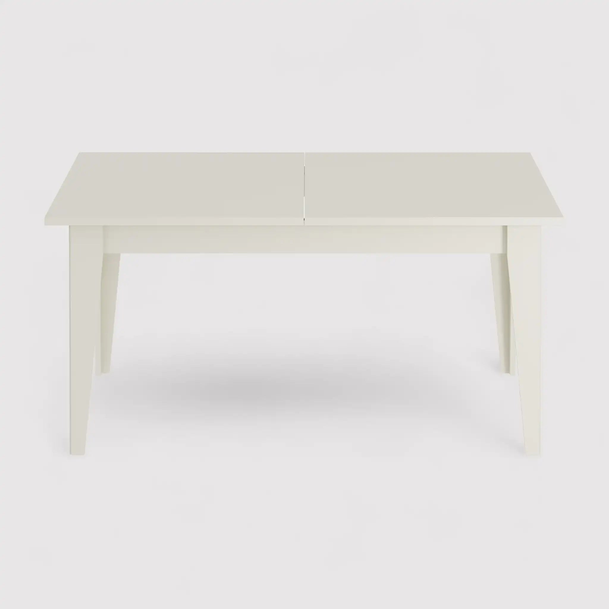 Araca - Table à manger extensible blanche pour cuisine ou salon