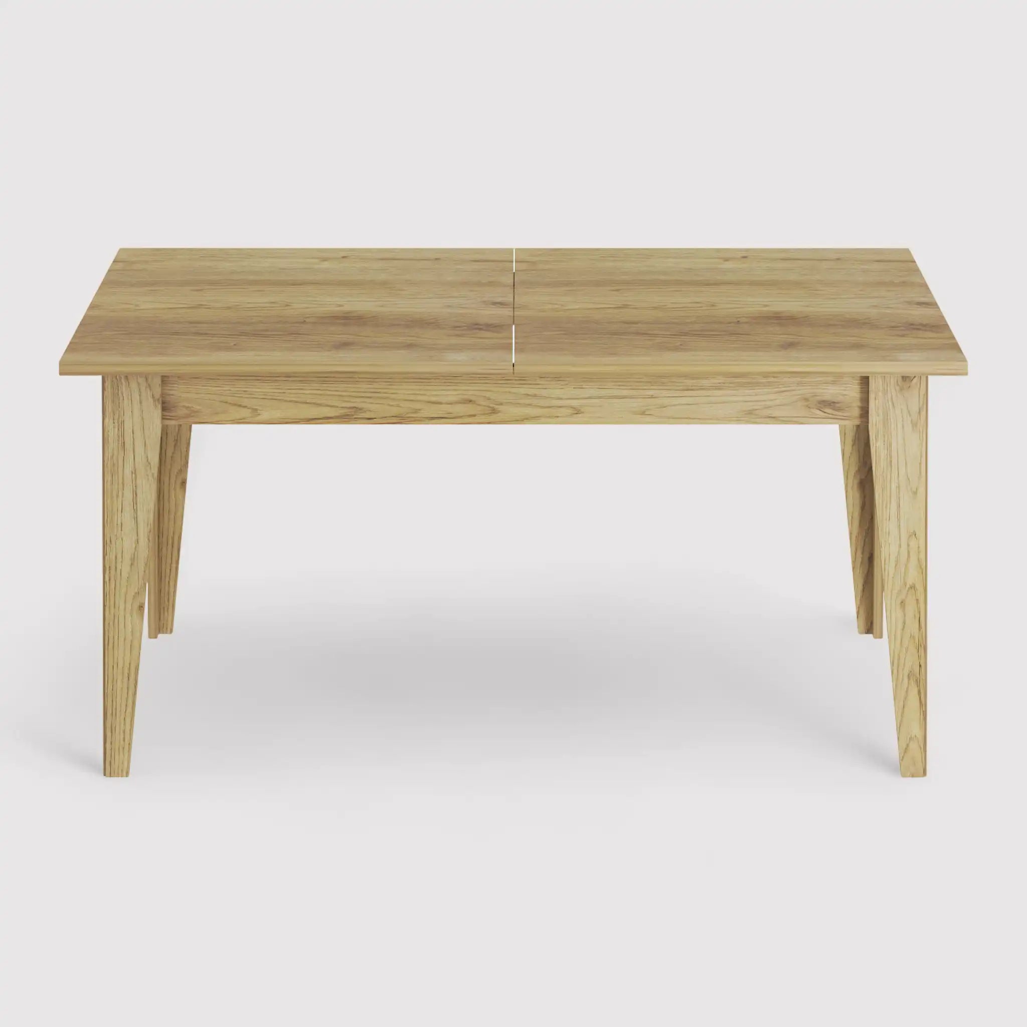 Graviola - Brauner ausziehbarer rechteckiger Tisch für das Wohnzimmer