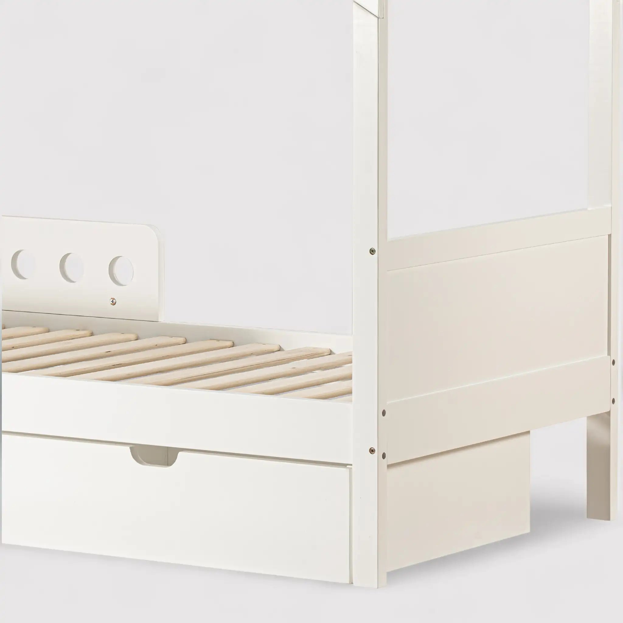 Rihan - Cama Montessori para niños con 2 cajones