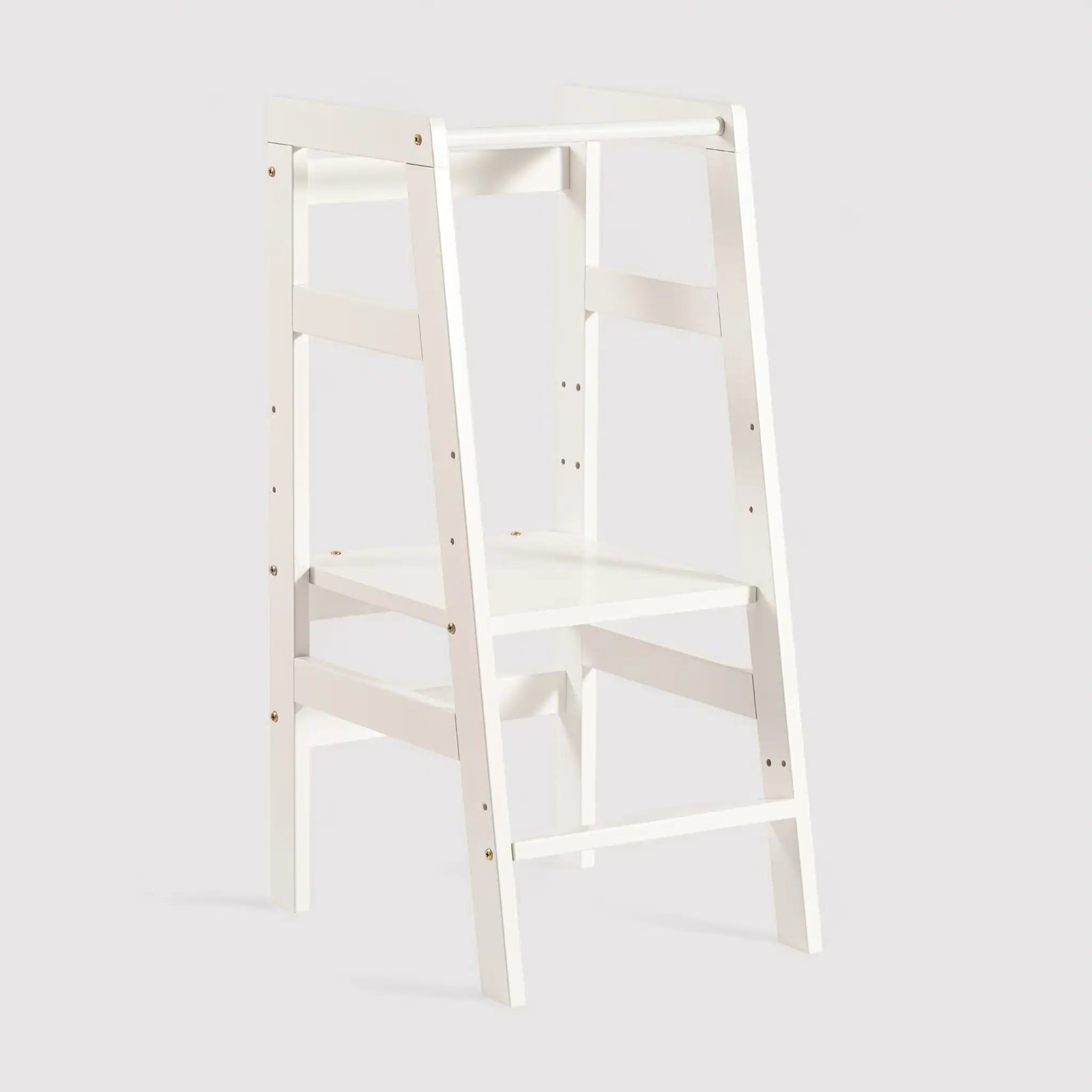 Zalina - Torre montessoriana bianca con 3 altezze regolabili