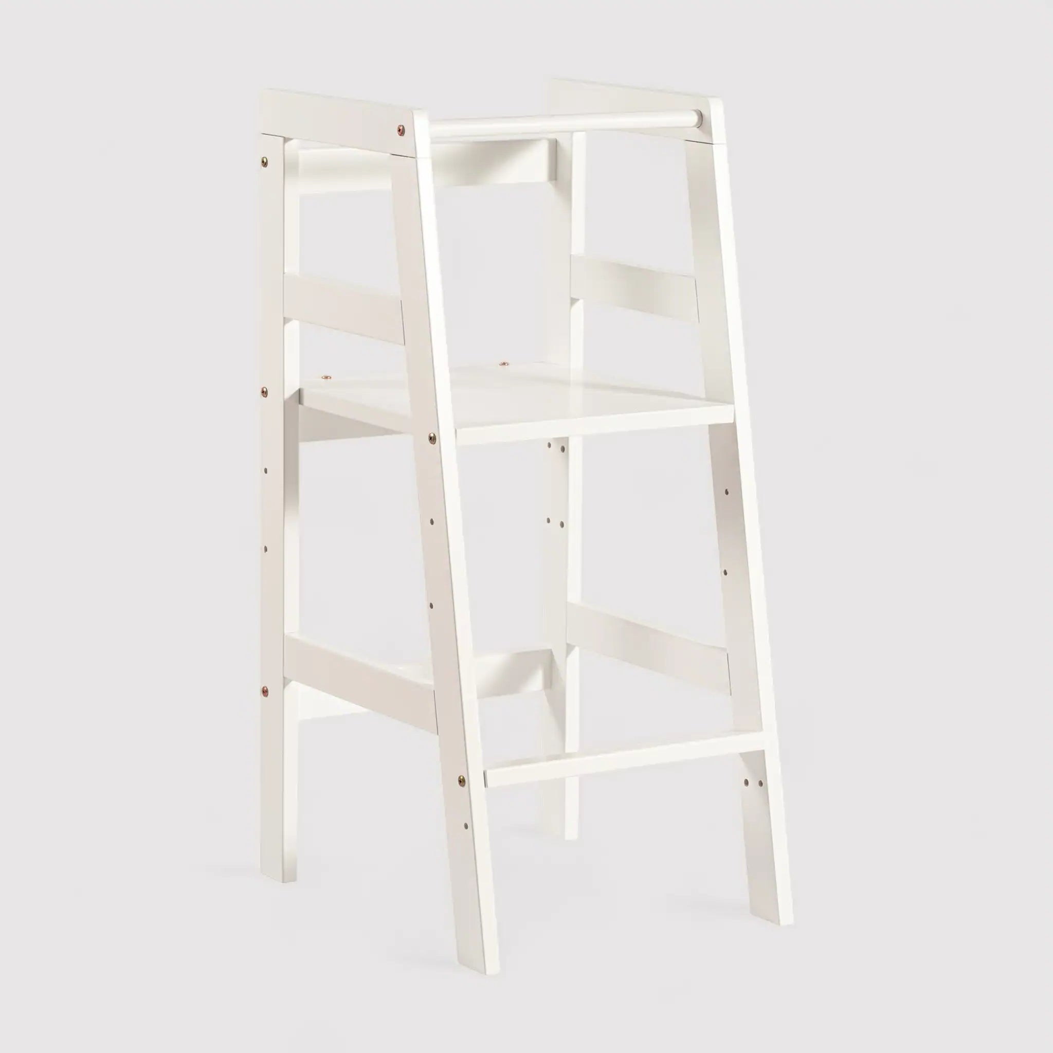 Zalina - Torre montessoriana bianca con 3 altezze regolabili