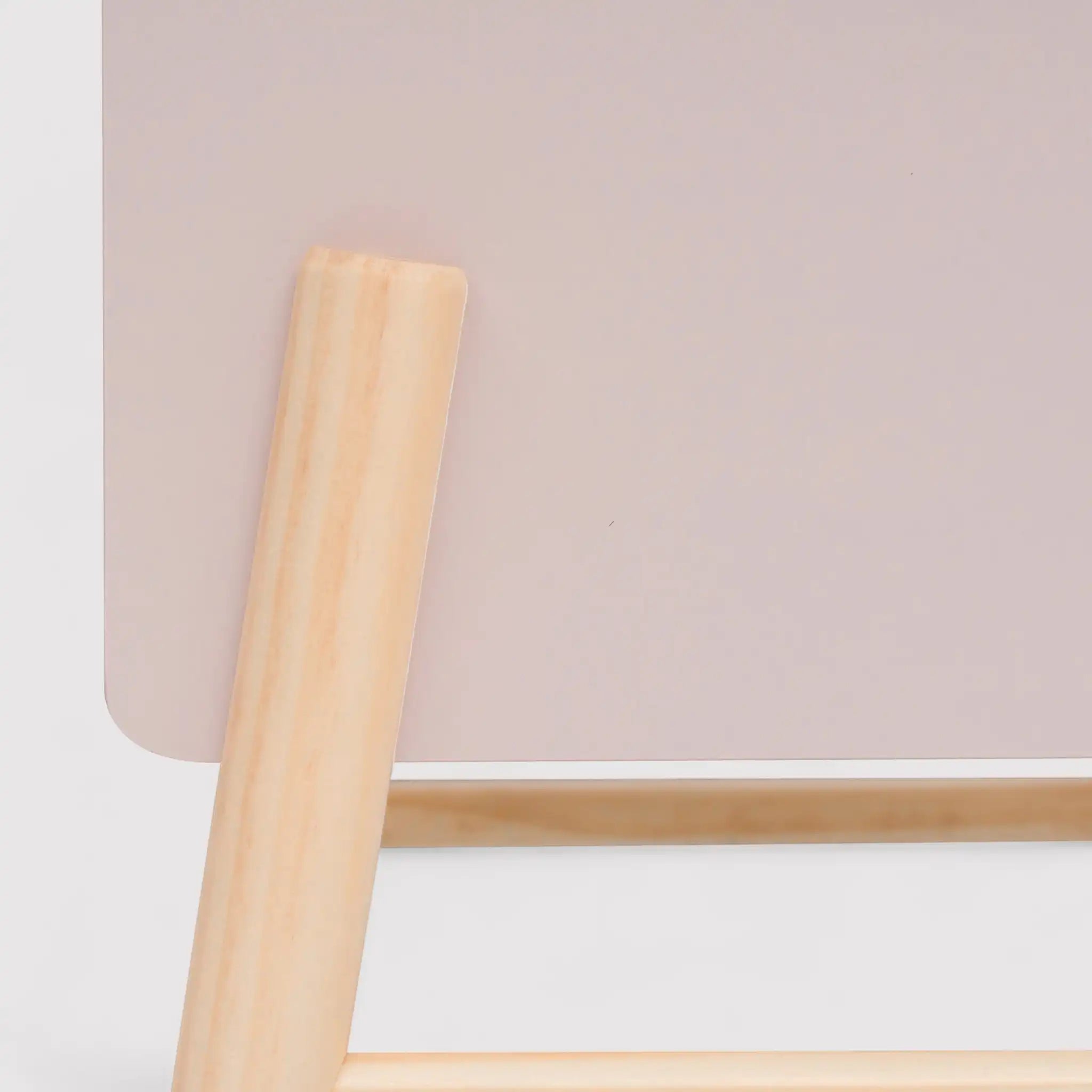 Rasam - Comodino rosa con 2 ripiani e 1 cassetto per camerette