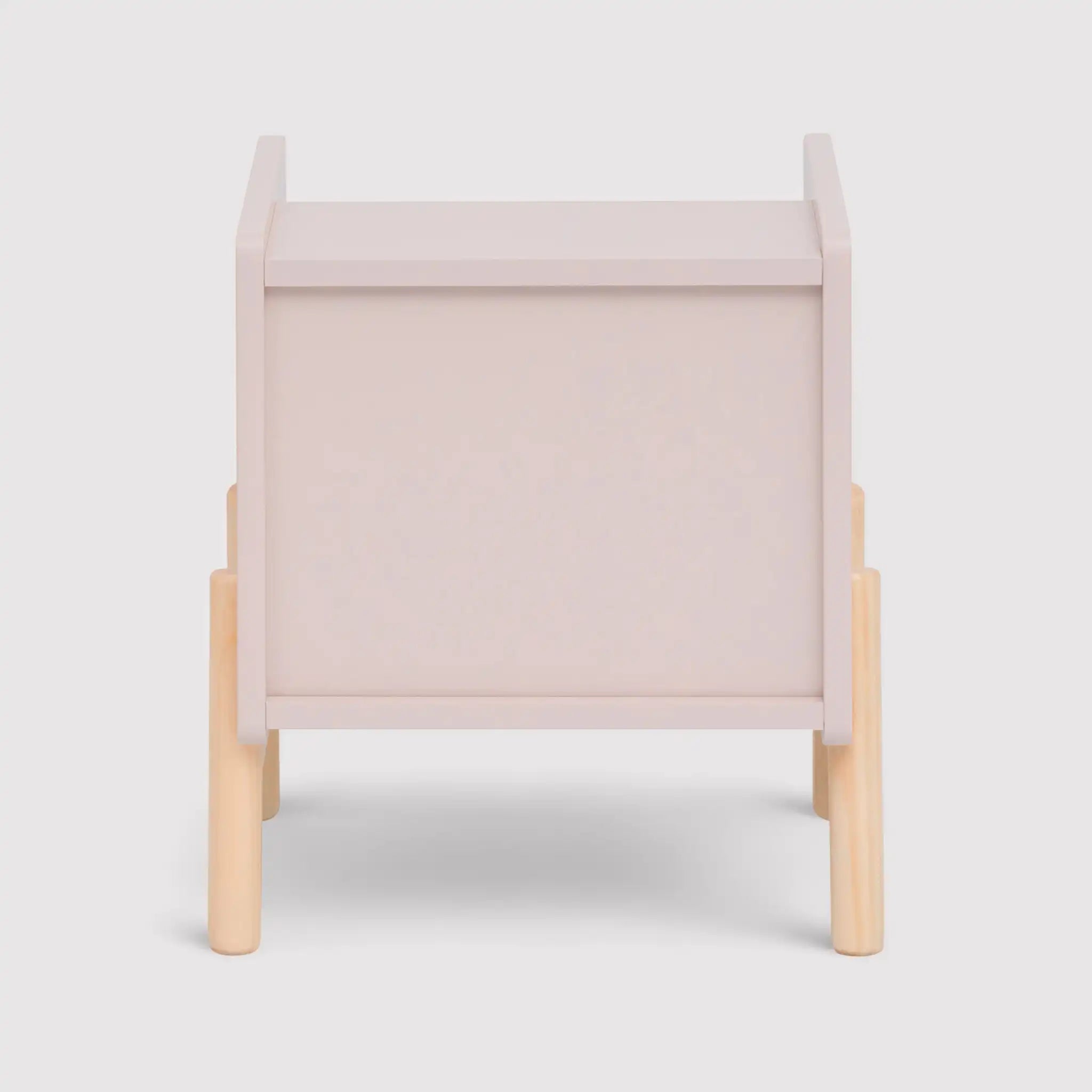 Rasam - Comodino rosa con 2 ripiani e 1 cassetto per camerette