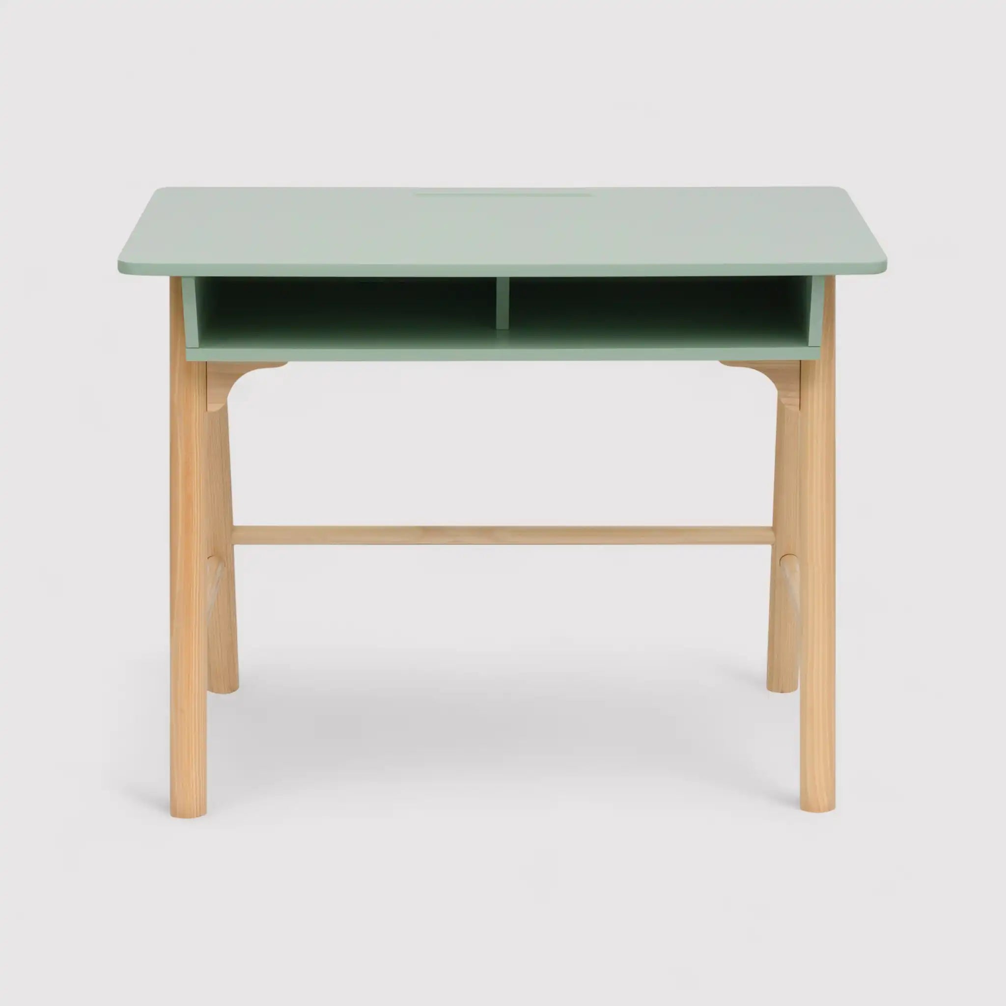 Luan - Scrivania Montessori verde acqua in stile scandinavo