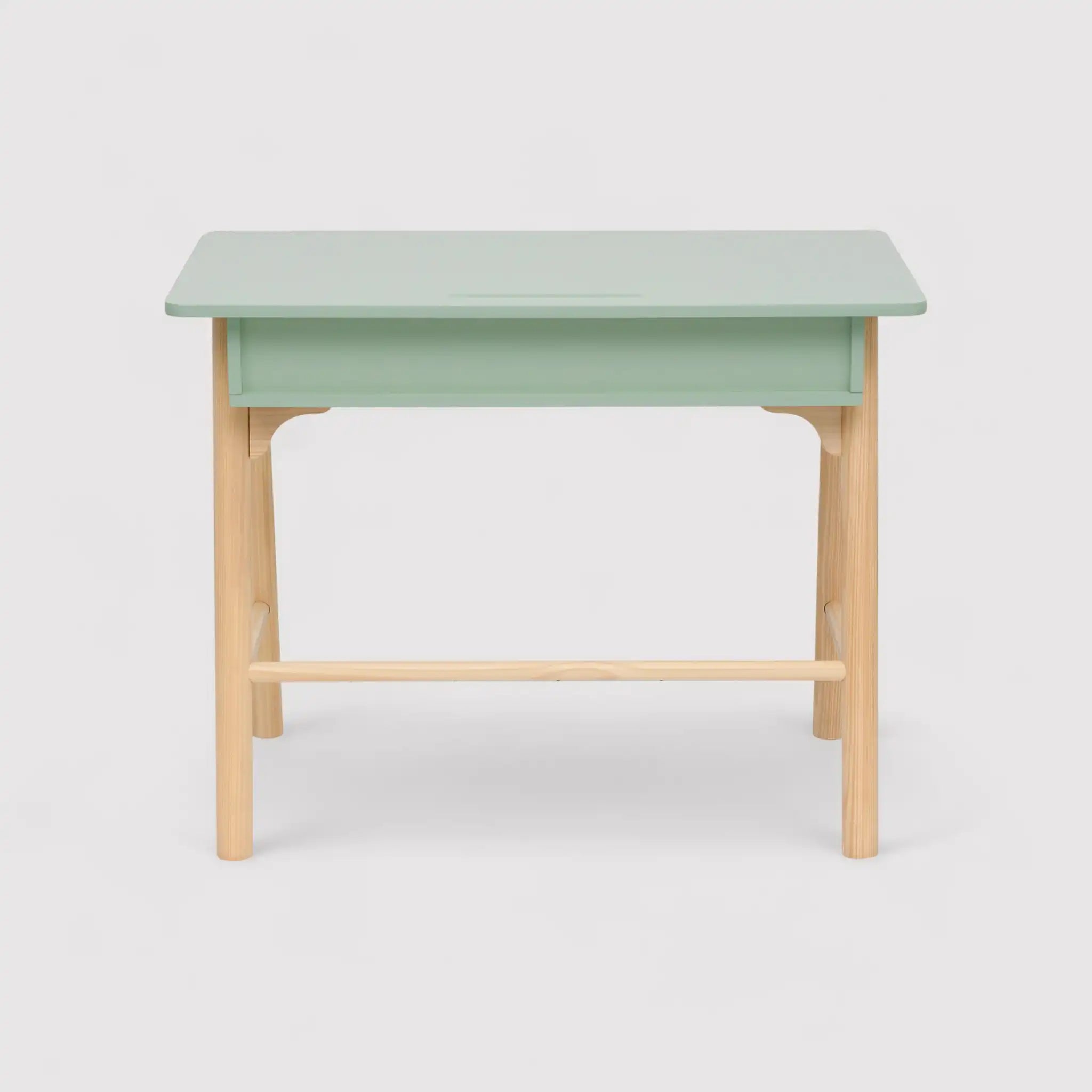 Luan - Scrivania Montessori verde acqua in stile scandinavo