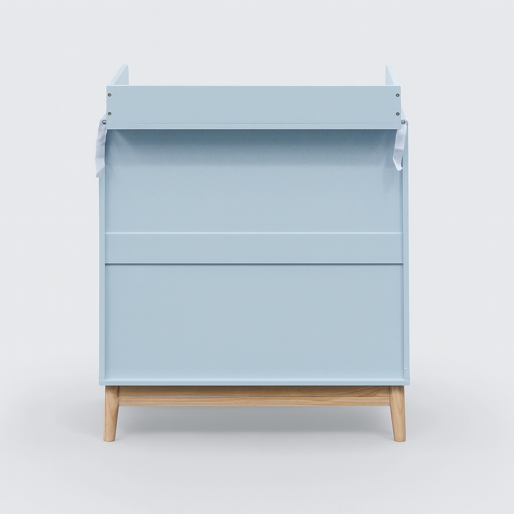 Deble - Cambiador cómodas celeste para habitación infantil