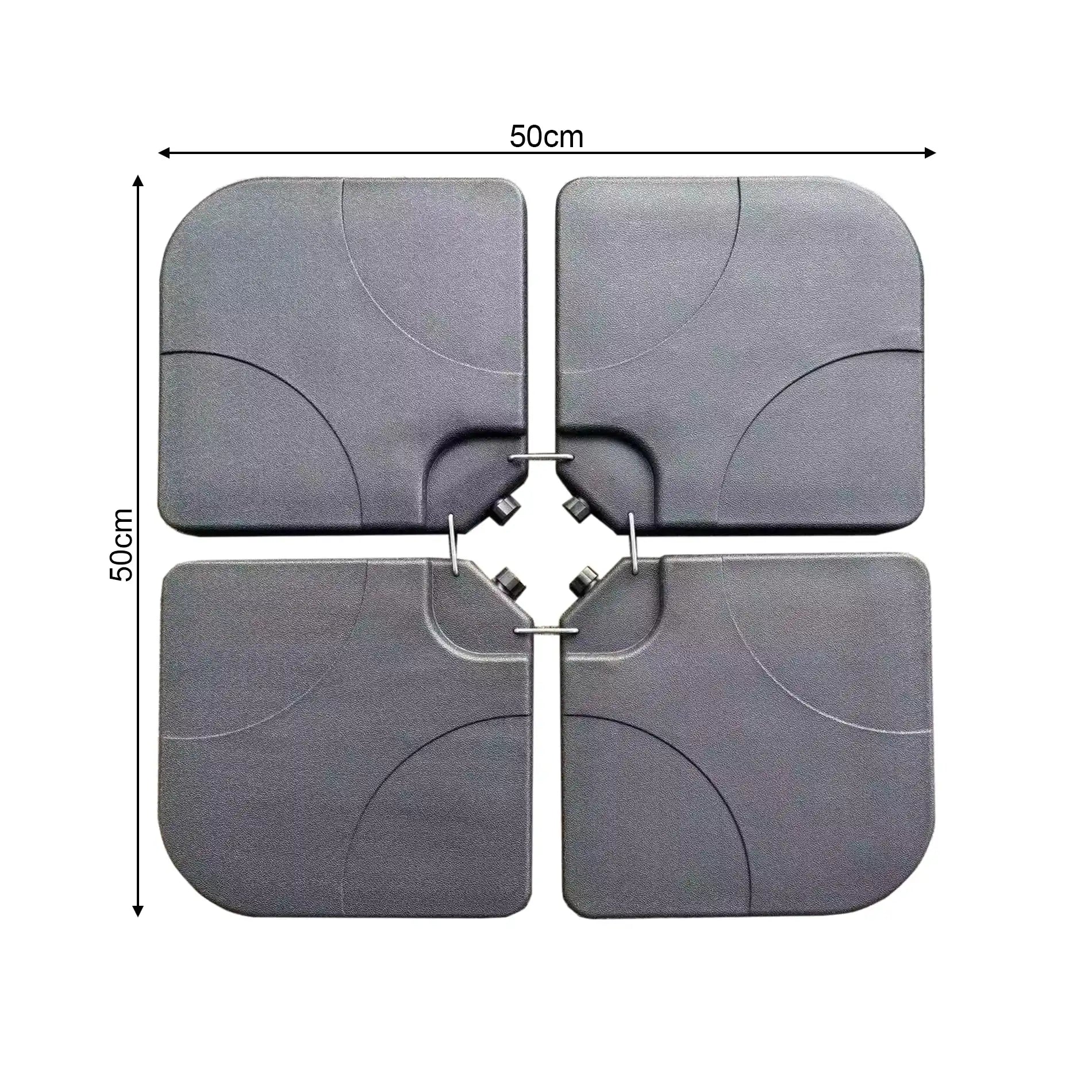 Callistemon - Set 4 supporti per ombrellone da riempire