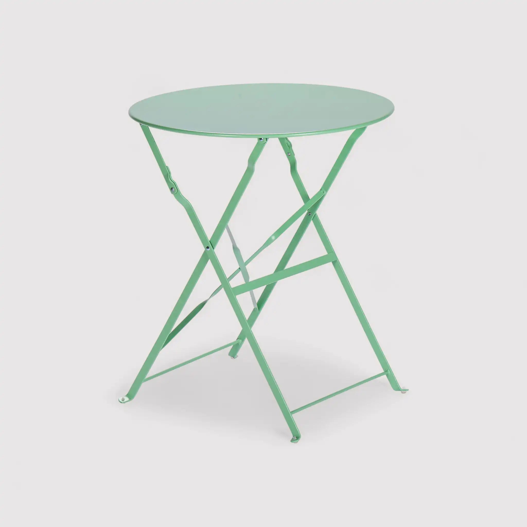 Daflah - Set mobili da balcone verde con 2 sedie e un tavolino