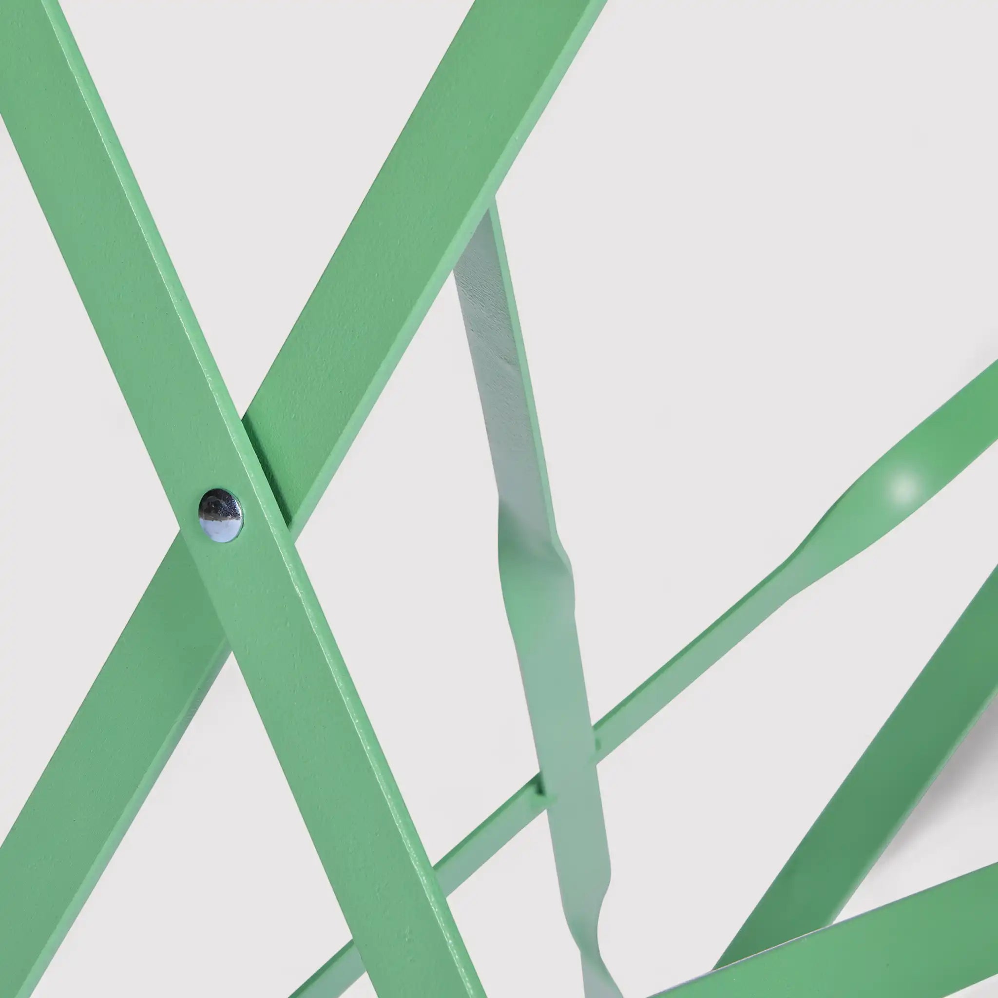 Daflah - Set mobili da balcone verde con 2 sedie e un tavolino