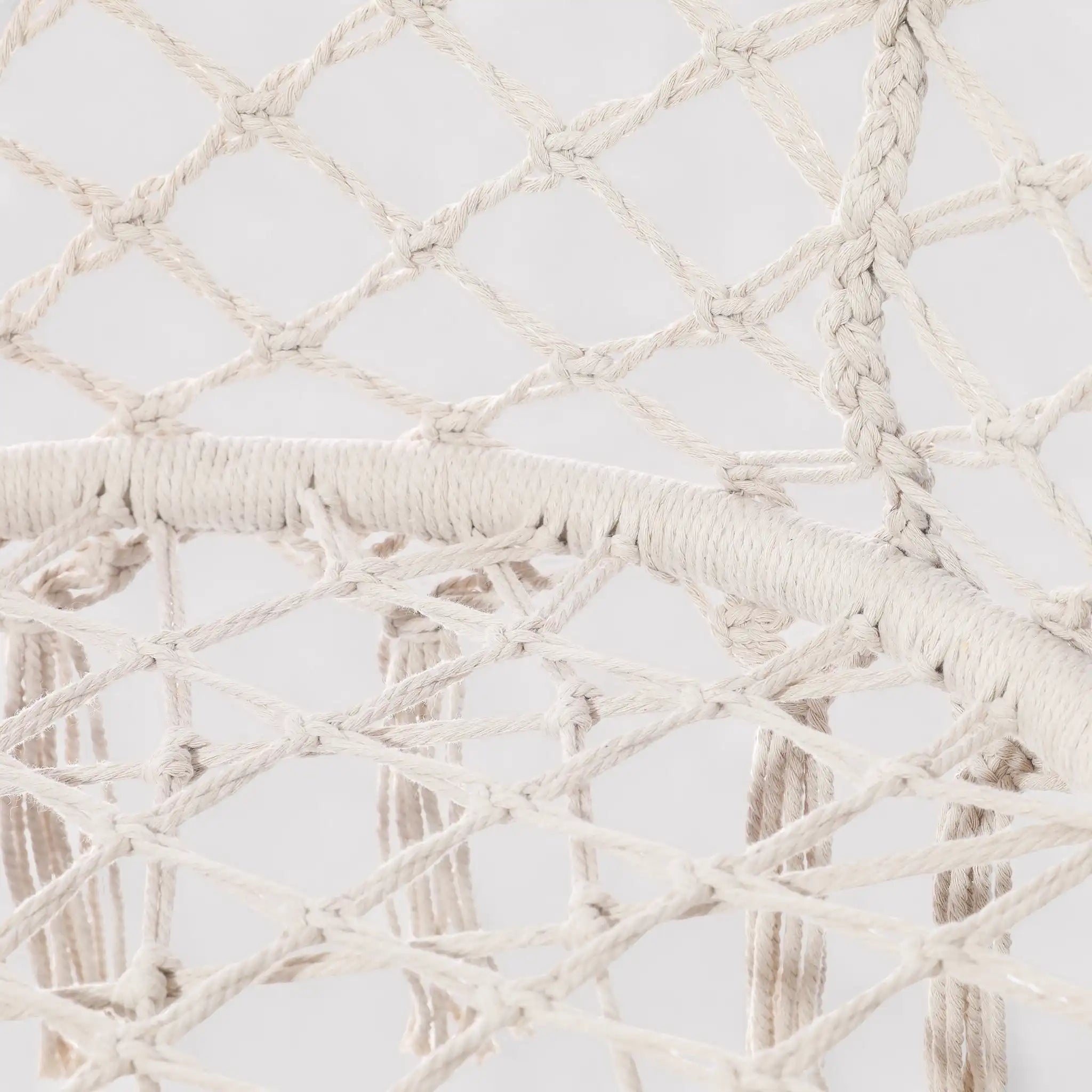 Kadyos - Poltrona sospesa bianco crema da giardino o per salotto