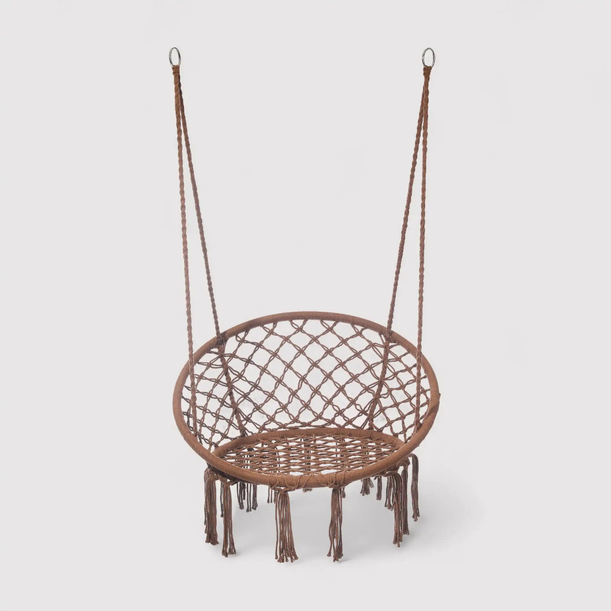 Astelia - Sedia appesa marrone da esterno o interno