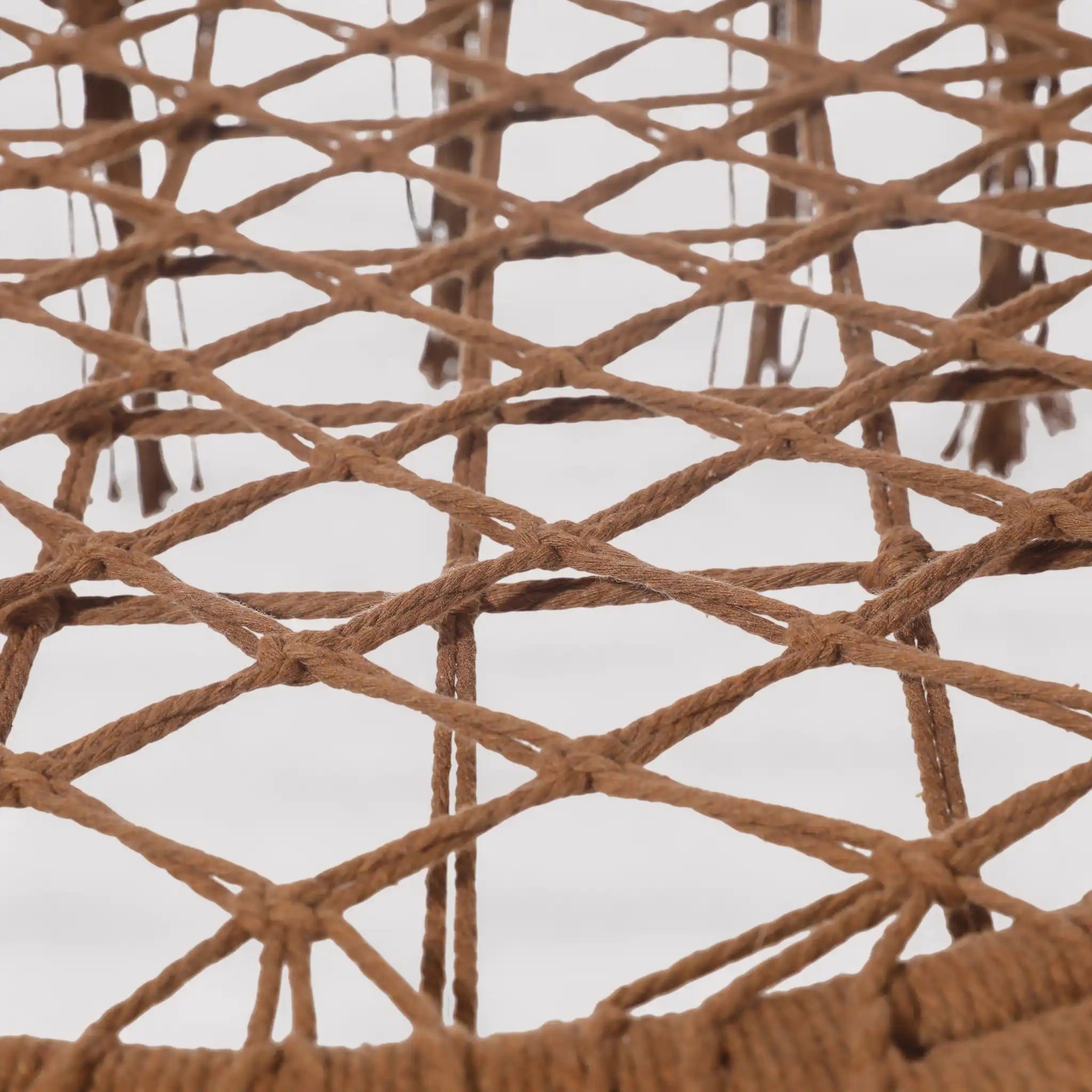 Astelia - Sedia appesa marrone da esterno o interno