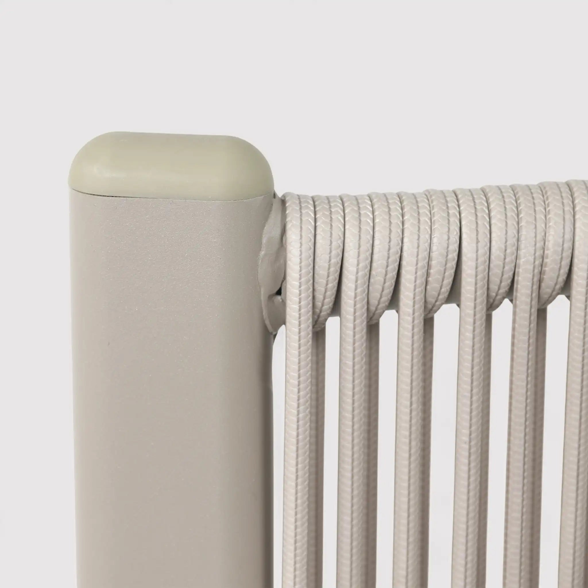 Azan - Set 2 sedie sdraio da esterno in acciaio e polyrattan