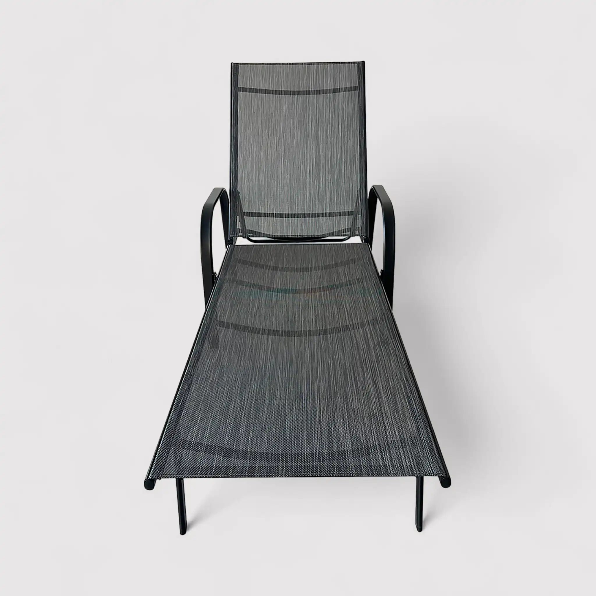 Oriri - Sdraio reclinabile grigio scuro dal design moderno