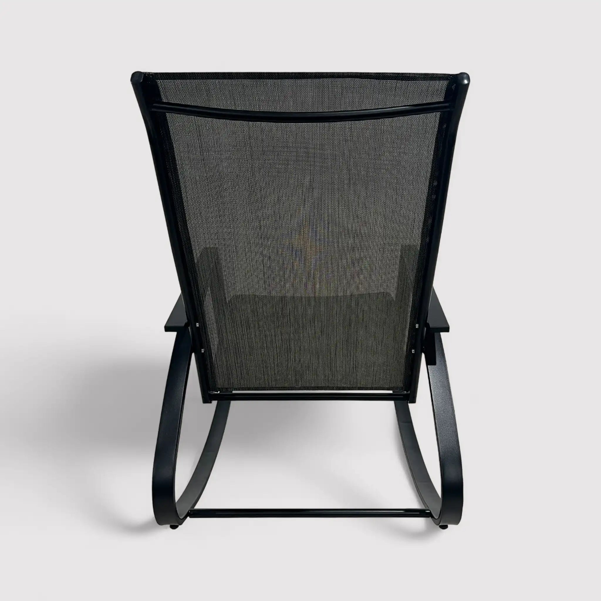 Portakal - Sedia a dondolo moderna per giardino o balcone