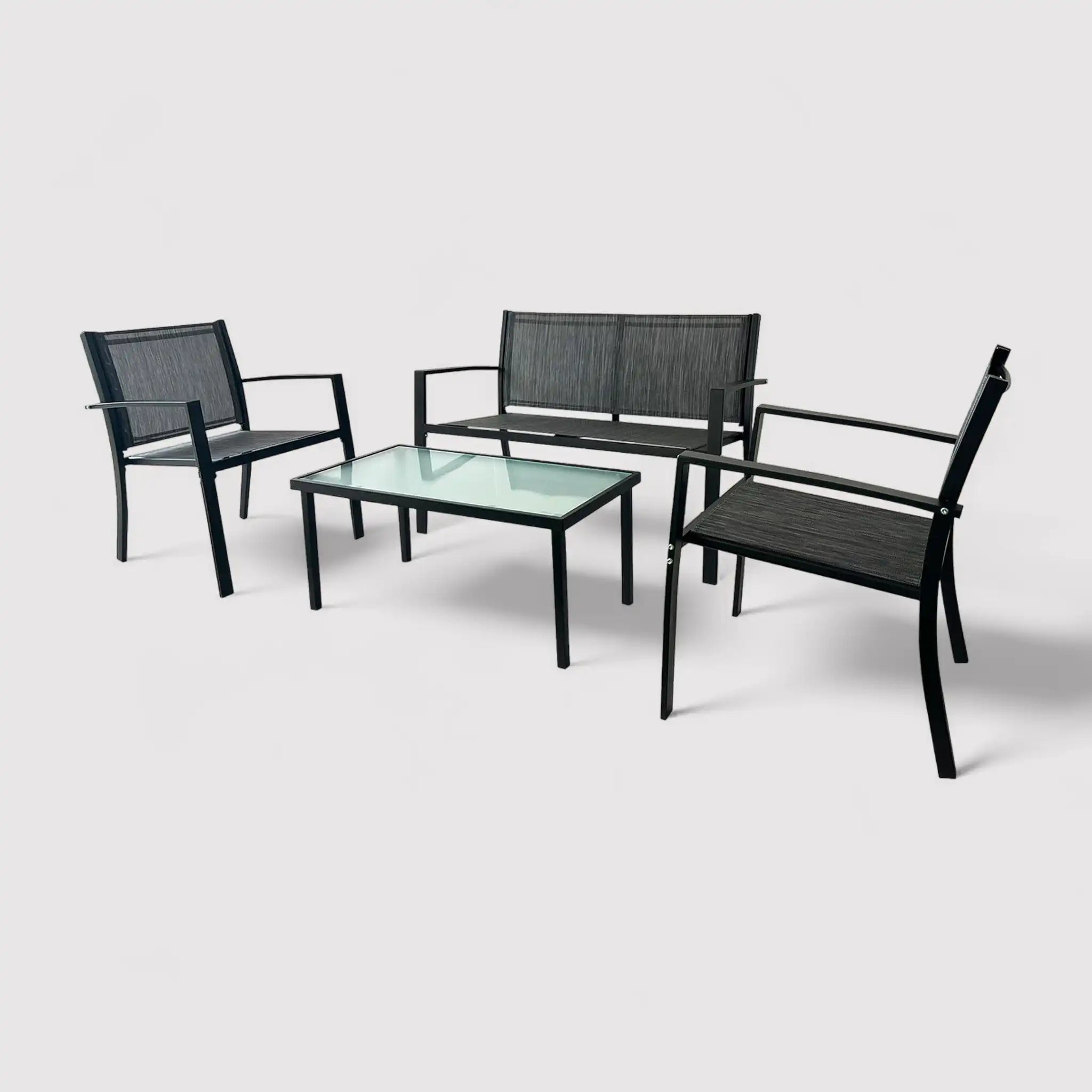 Achiote - Salotto da esterno moderno con tavolino e 4 sedute