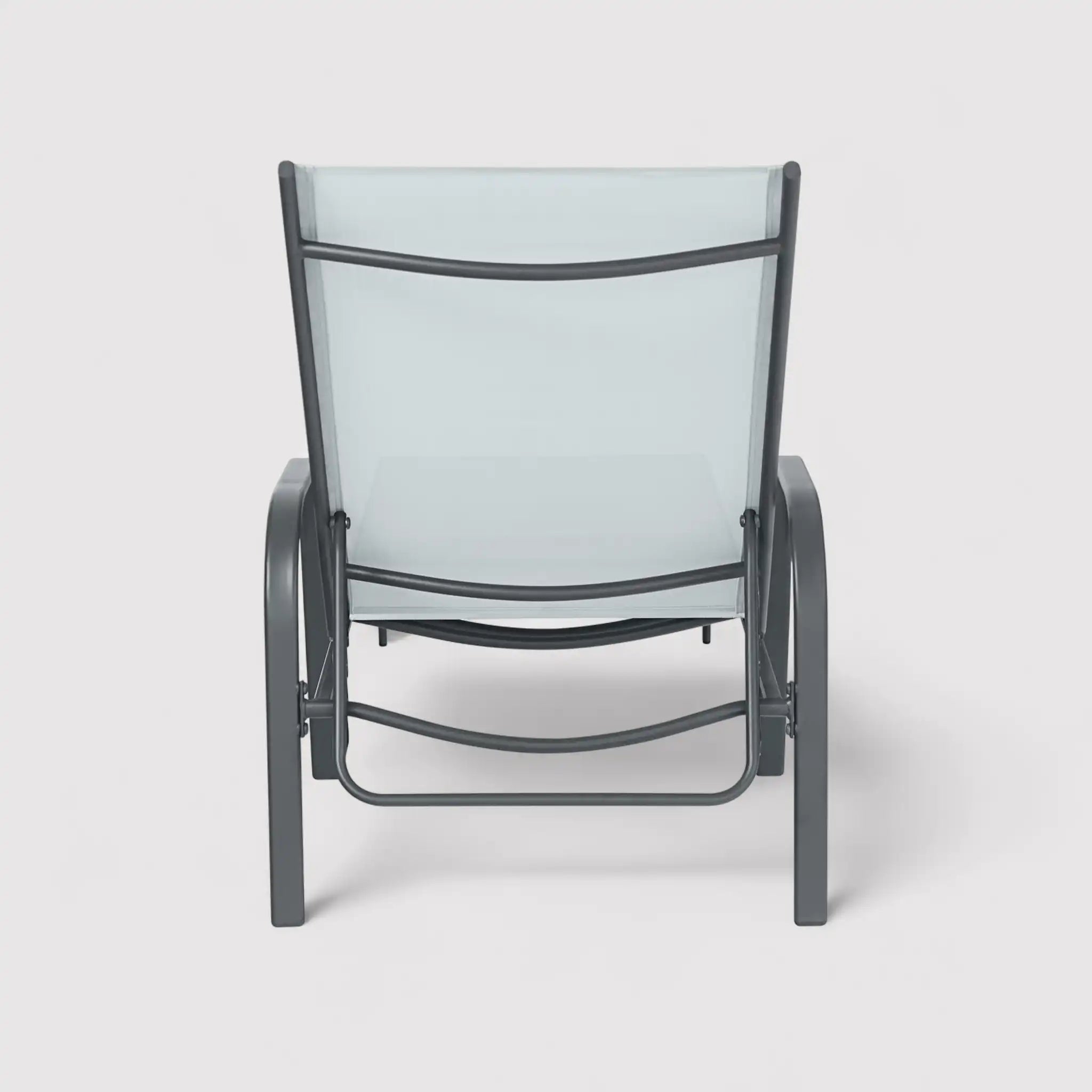 Darkin - Lettino prendisole grigio in stile moderno